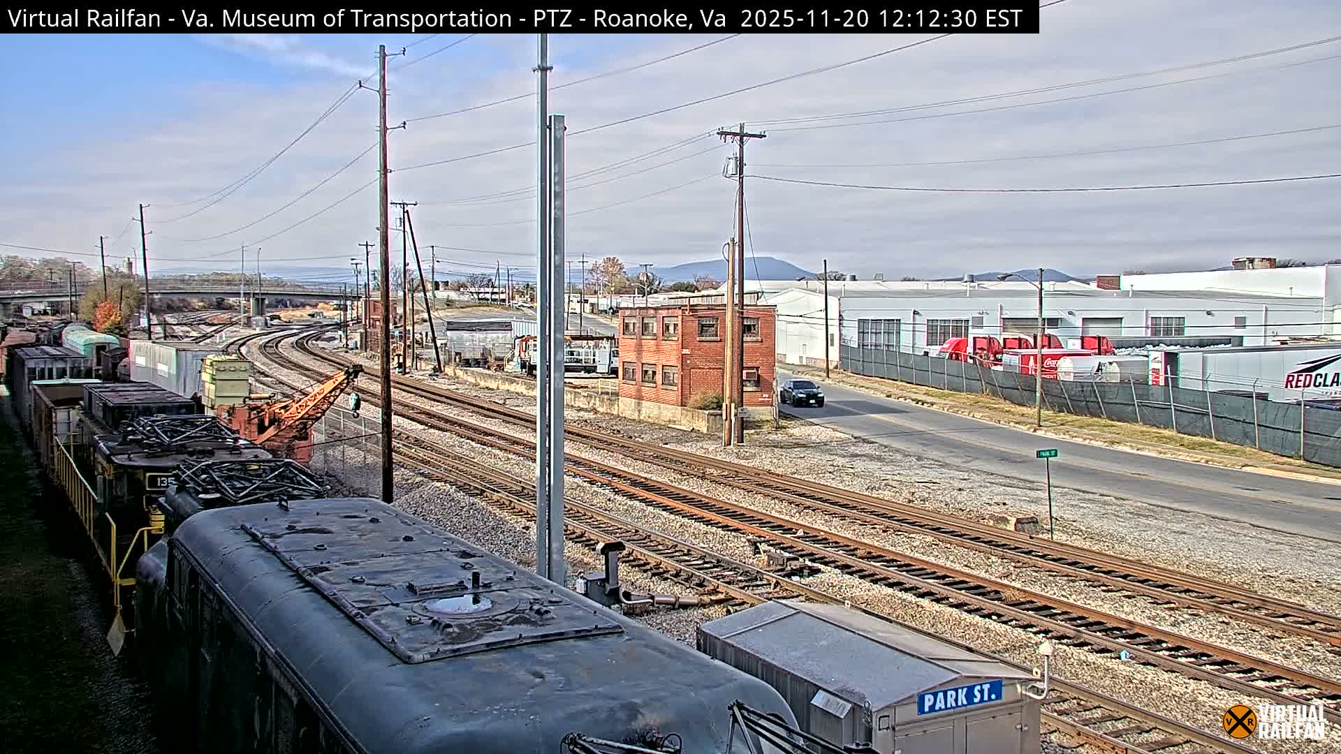 Roanoke Train Depot & Railroad Live Cam - Roanoke Downtown, Roanoke, Virginia, USA 
