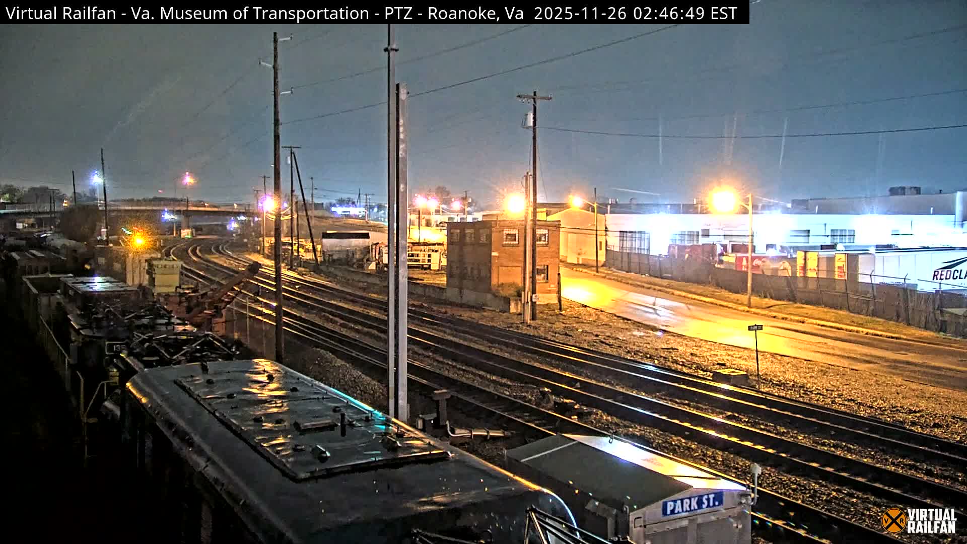 Roanoke Train Depot & Railroad Live Cam - Roanoke Downtown, Roanoke, Virginia, USA 