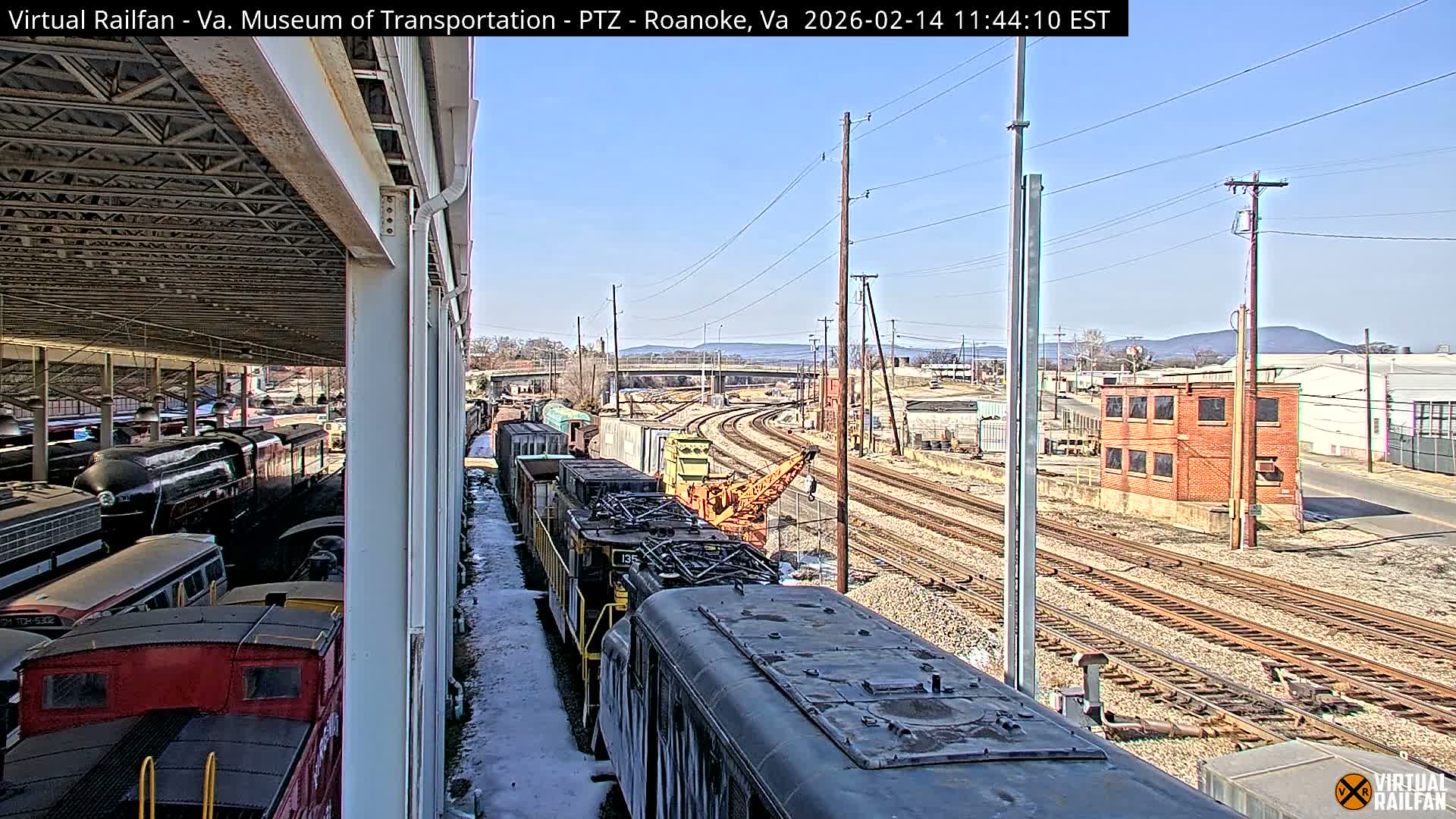Roanoke Train Depot & Railroad Live Cam - Roanoke Downtown, Roanoke, Virginia, USA 