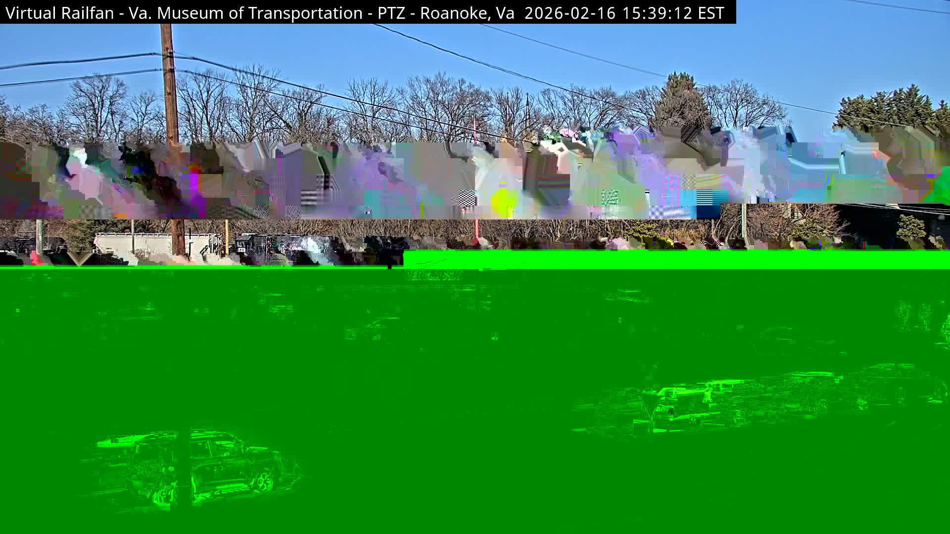 Roanoke Train Depot & Railroad Live Cam - Roanoke Downtown, Roanoke, Virginia, USA 