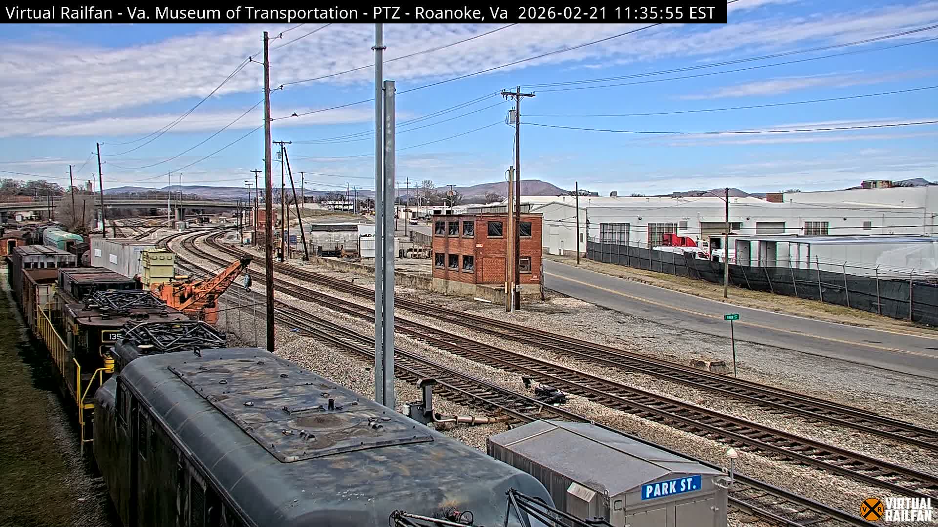 Roanoke Train Depot & Railroad Live Cam - Roanoke Downtown, Roanoke, Virginia, USA 