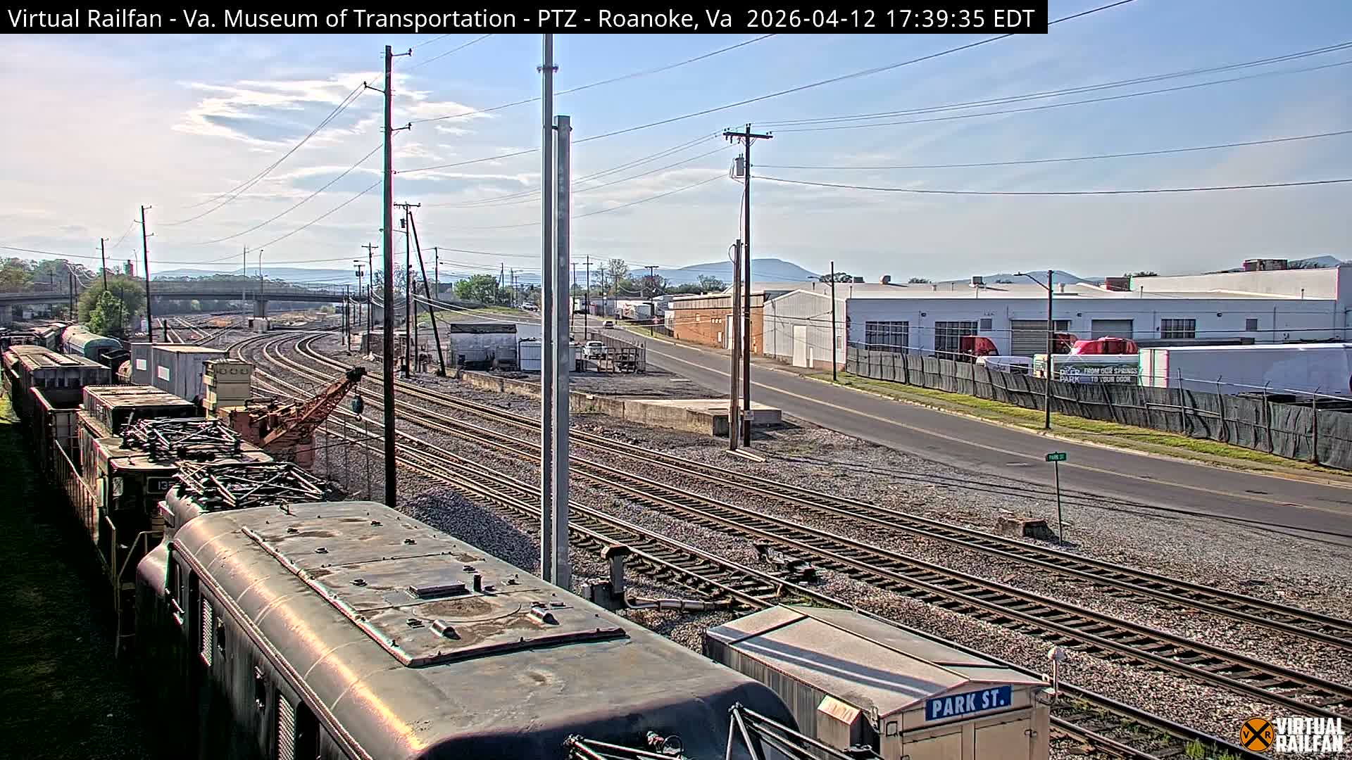 Roanoke Train Depot & Railroad Live Cam - Roanoke Downtown, Roanoke, Virginia, USA 