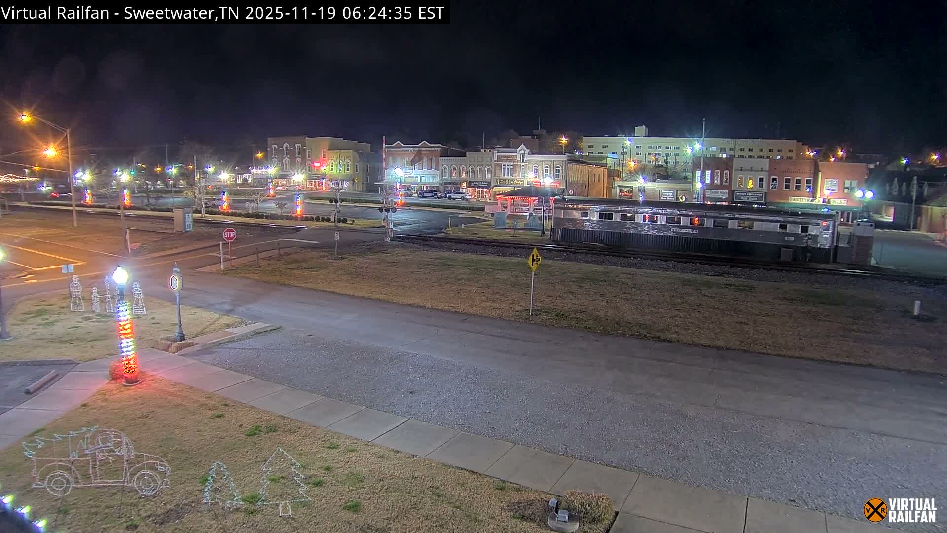 Sweetwater City & Railroad/Traincar Live Cam - Sweetwater, Monroe, Tennessee, USA