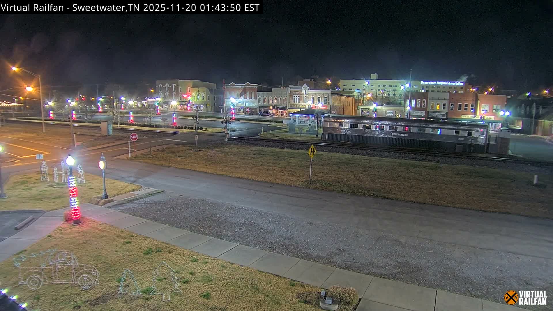 Sweetwater City & Railroad/Traincar Live Cam - Sweetwater, Monroe, Tennessee, USA