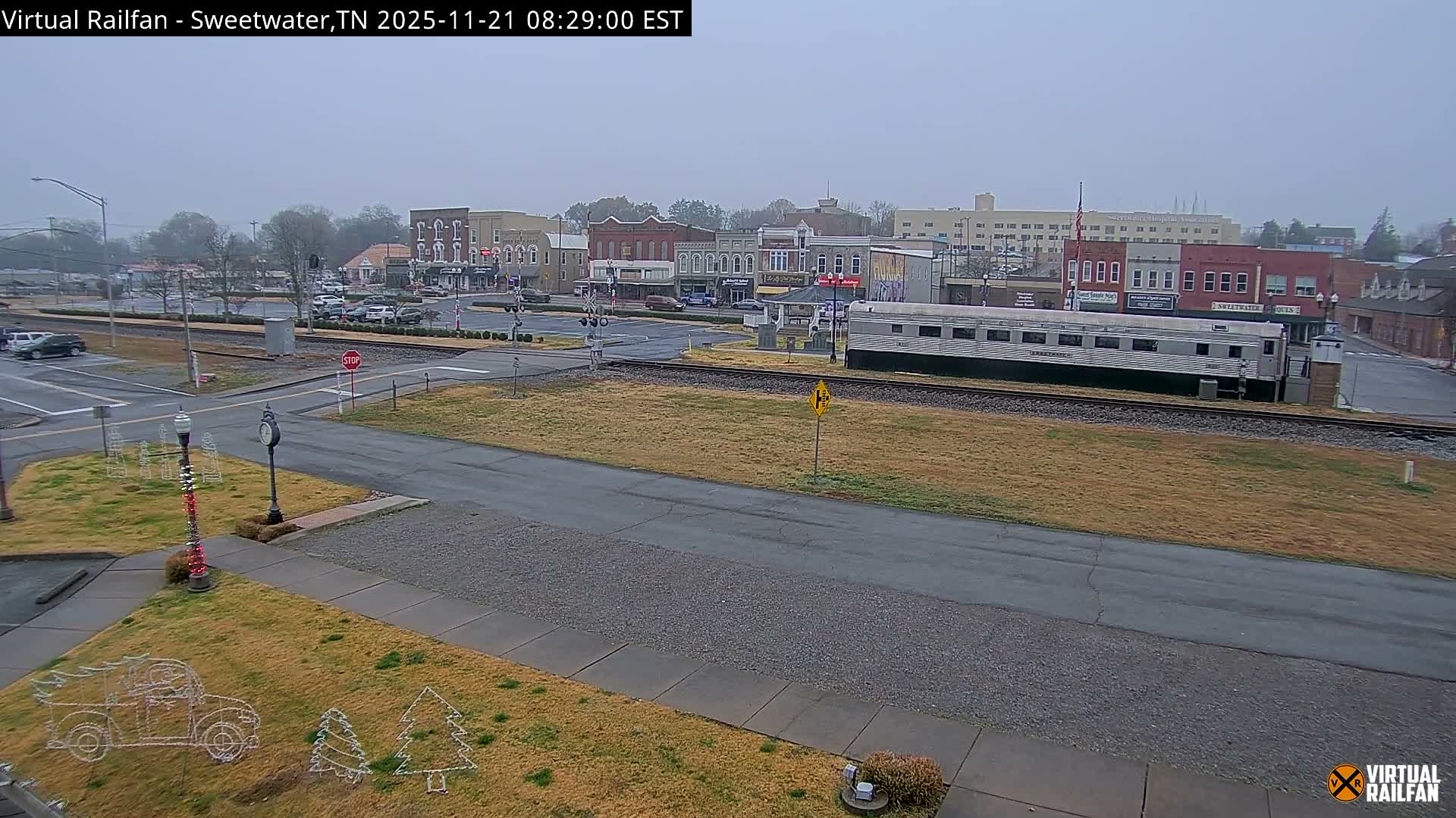 Sweetwater City & Railroad/Traincar Live Cam - Sweetwater, Monroe, Tennessee, USA