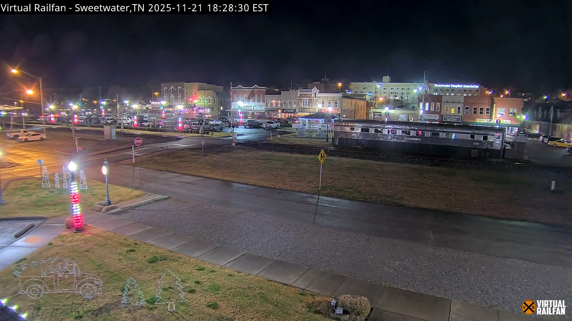 Sweetwater City & Railroad/Traincar Live Cam - Sweetwater, Monroe, Tennessee, USA