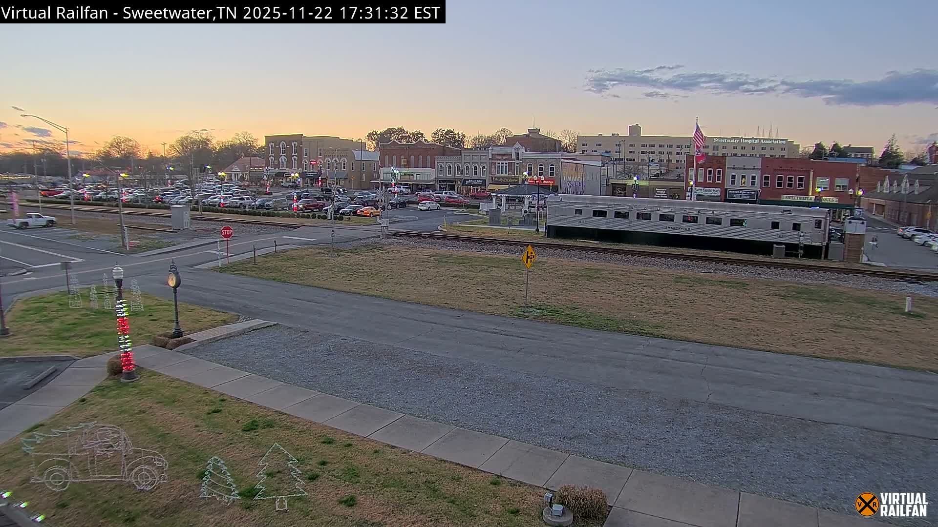 Sweetwater City & Railroad/Traincar Live Cam - Sweetwater, Monroe, Tennessee, USA