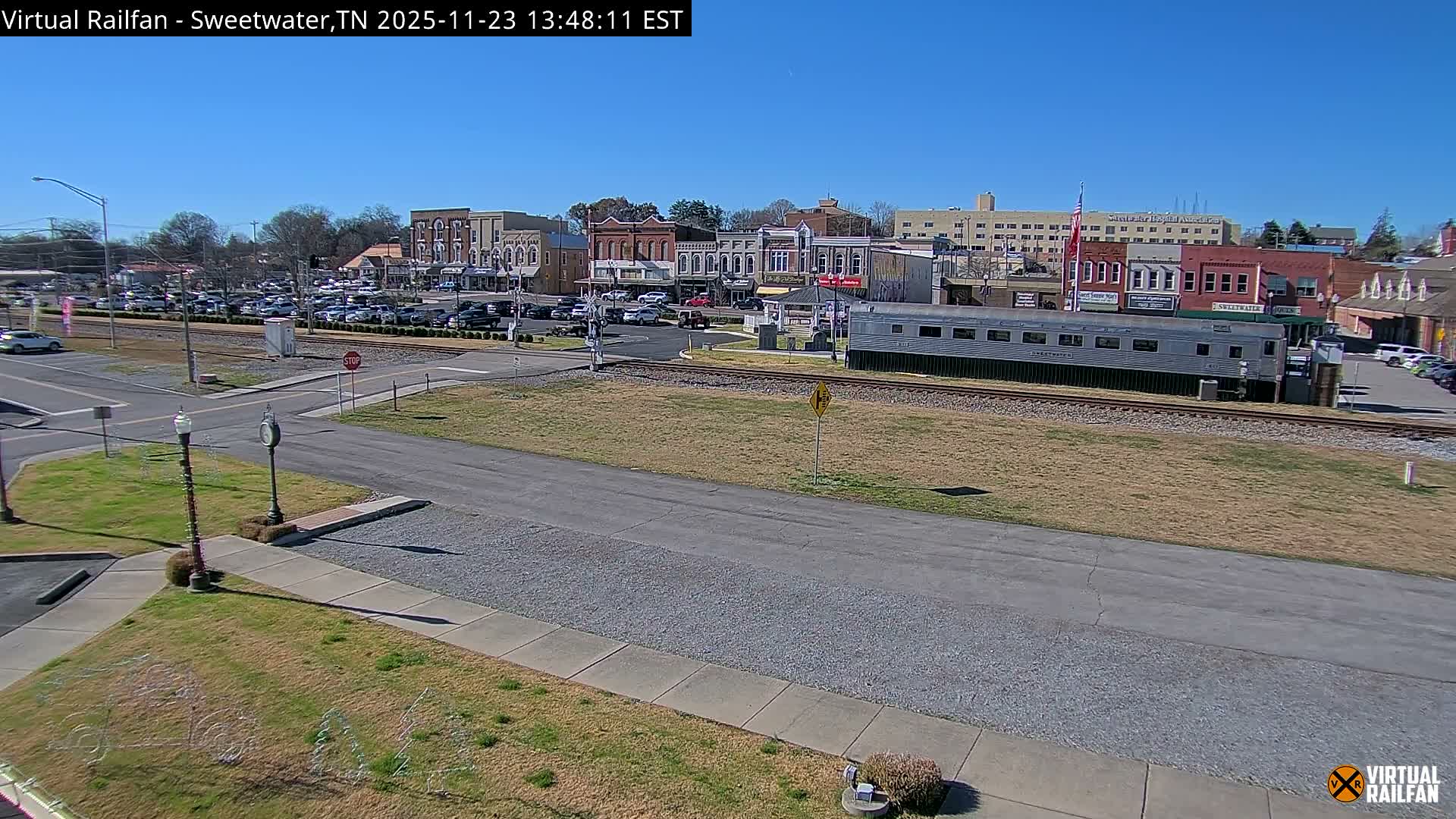 Sweetwater City & Railroad/Traincar Live Cam - Sweetwater, Monroe, Tennessee, USA