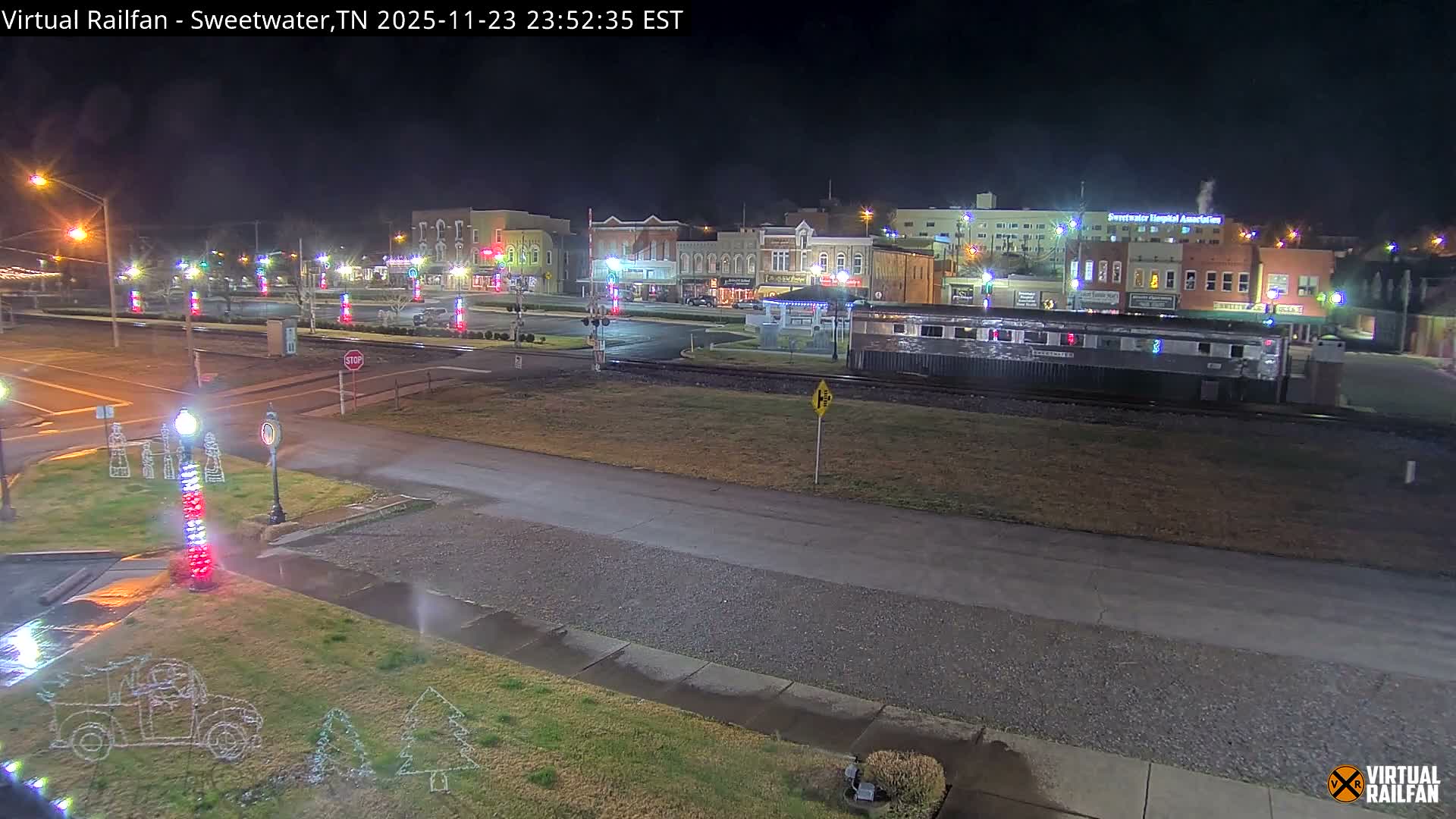 Sweetwater City & Railroad/Traincar Live Cam - Sweetwater, Monroe, Tennessee, USA