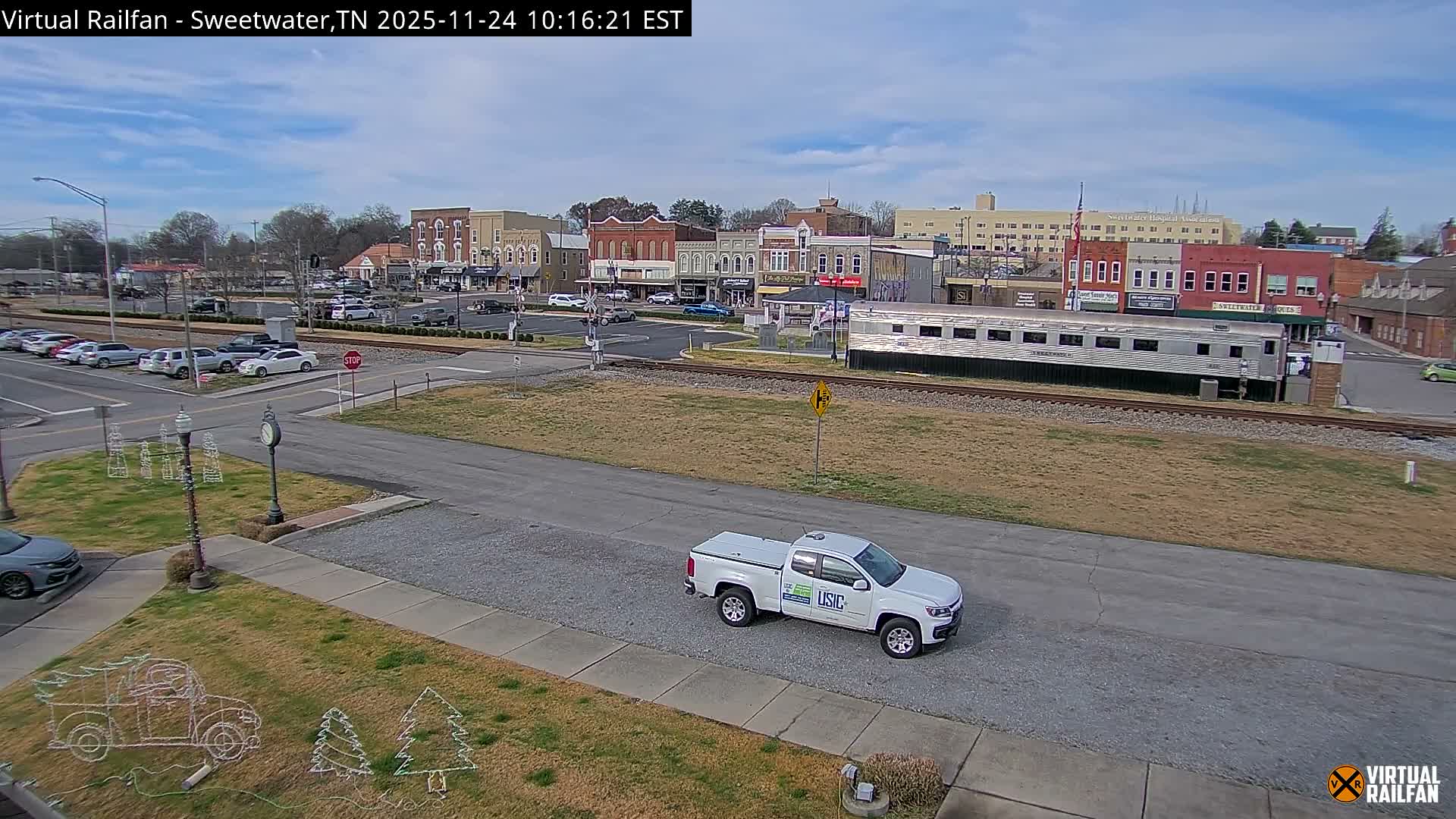 Sweetwater City & Railroad/Traincar Live Cam - Sweetwater, Monroe, Tennessee, USA