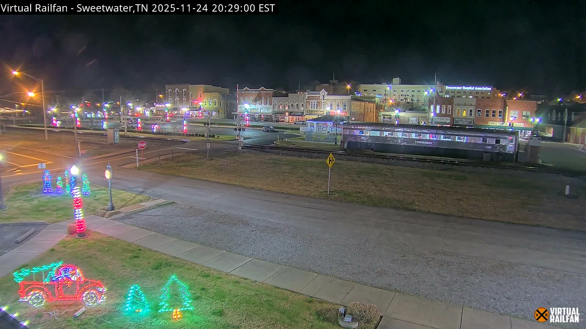 Sweetwater City & Railroad/Traincar Live Cam - Sweetwater, Monroe, Tennessee, USA