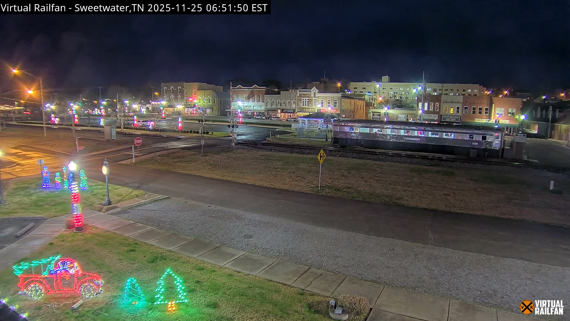Sweetwater City & Railroad/Traincar Live Cam - Sweetwater, Monroe, Tennessee, USA