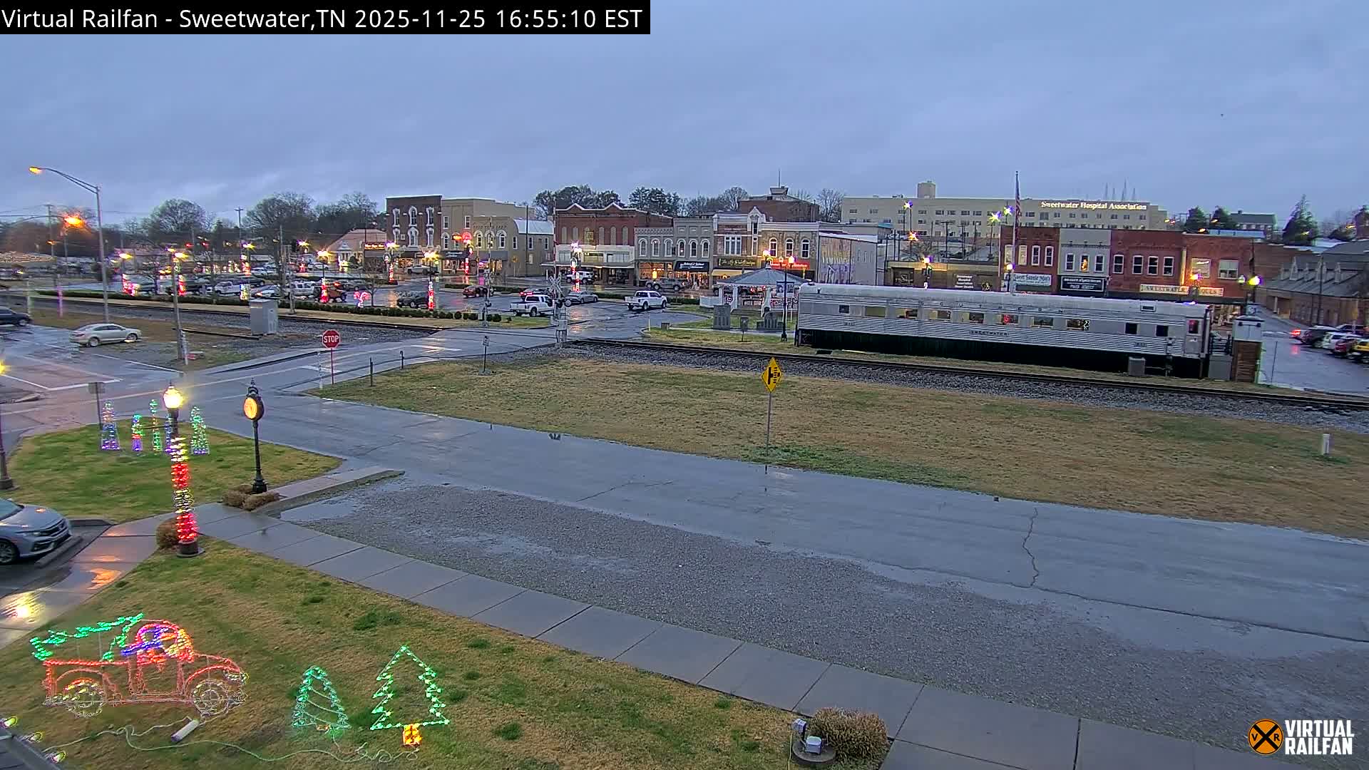 Sweetwater City & Railroad/Traincar Live Cam - Sweetwater, Monroe, Tennessee, USA