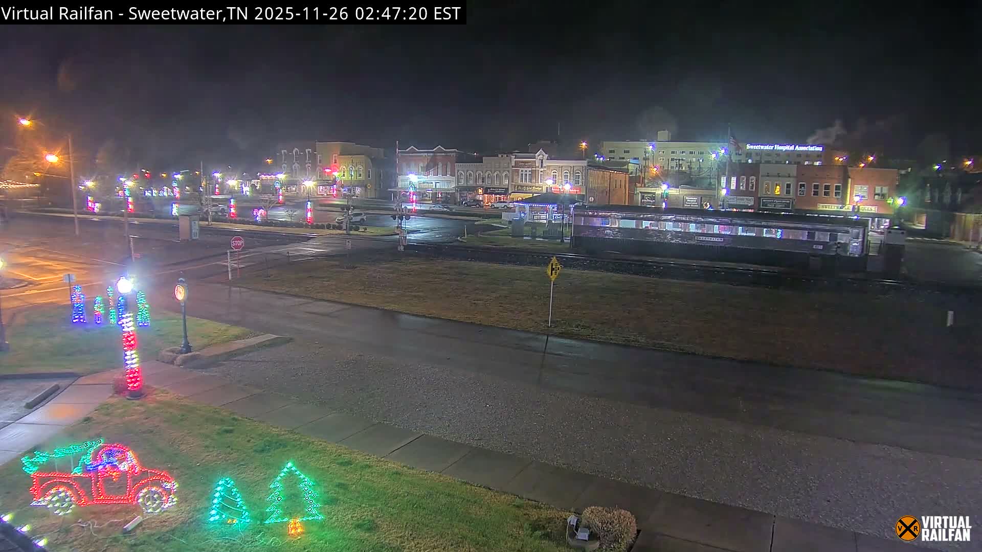 Sweetwater City & Railroad/Traincar Live Cam - Sweetwater, Monroe, Tennessee, USA