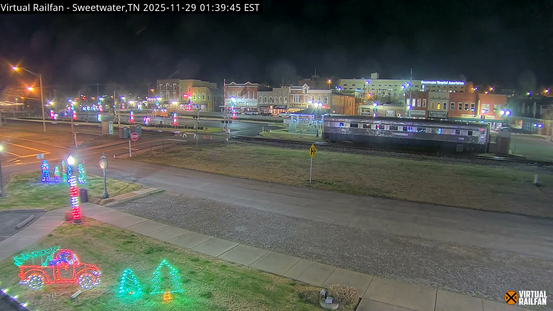 Sweetwater City & Railroad/Traincar Live Cam - Sweetwater, Monroe, Tennessee, USA