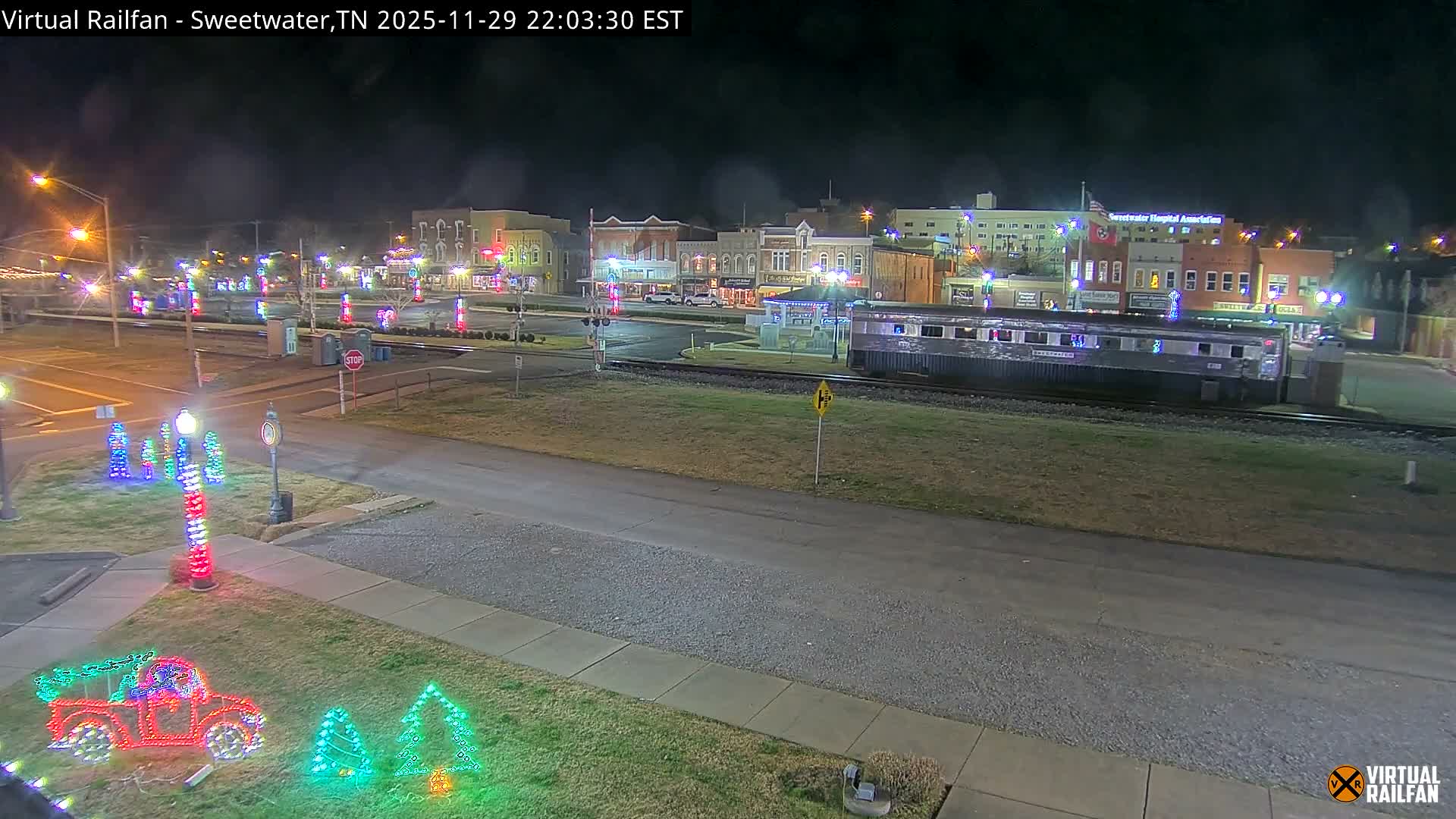 Sweetwater City & Railroad/Traincar Live Cam - Sweetwater, Monroe, Tennessee, USA
