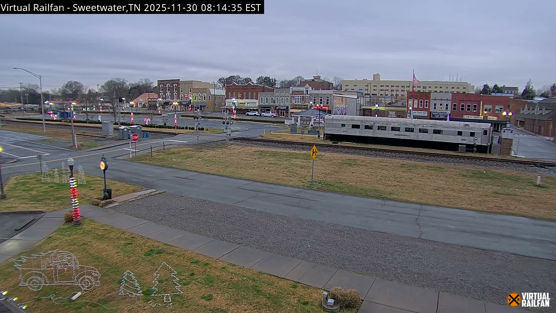 Sweetwater City & Railroad/Traincar Live Cam - Sweetwater, Monroe, Tennessee, USA