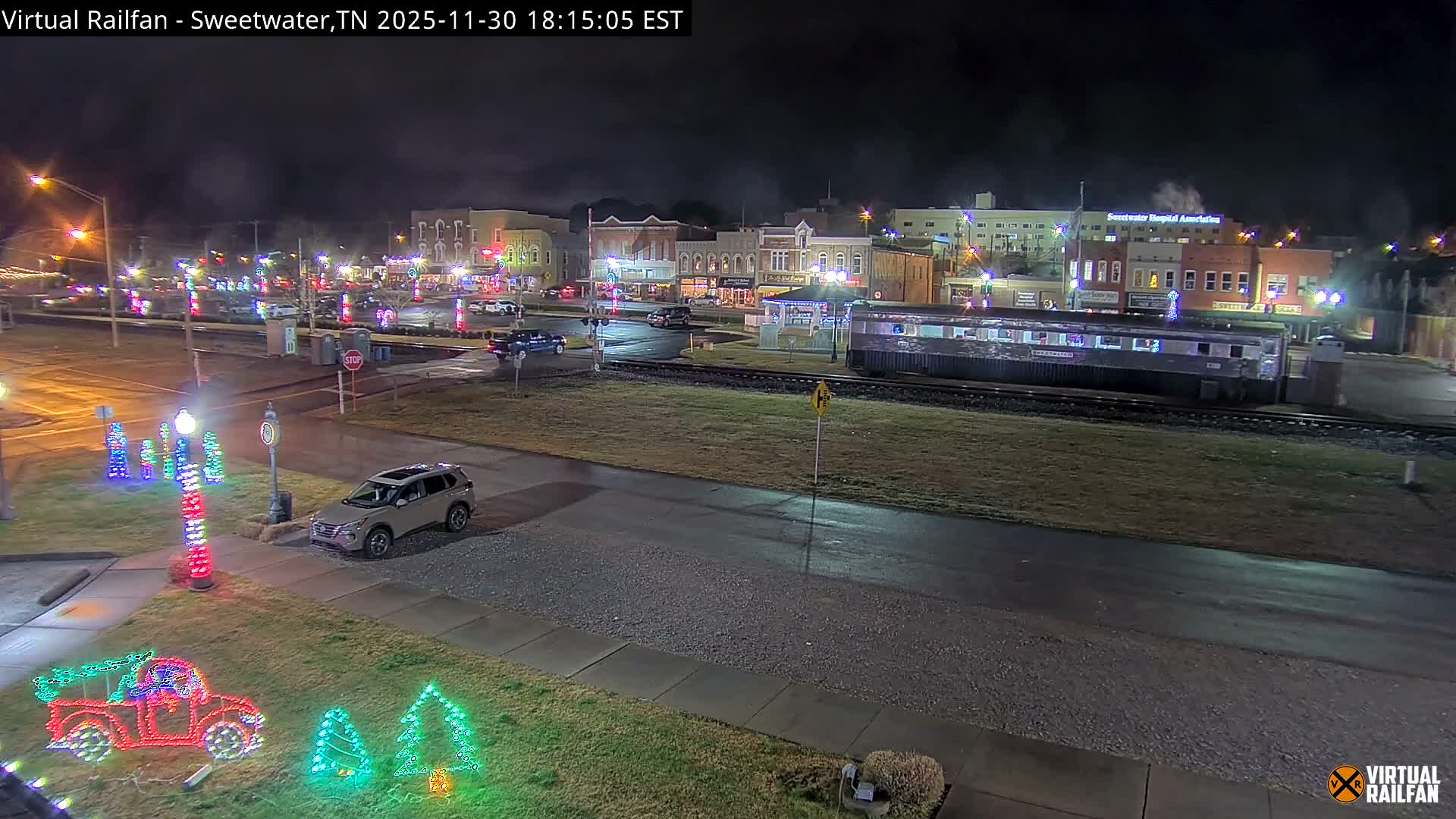 Sweetwater City & Railroad/Traincar Live Cam - Sweetwater, Monroe, Tennessee, USA