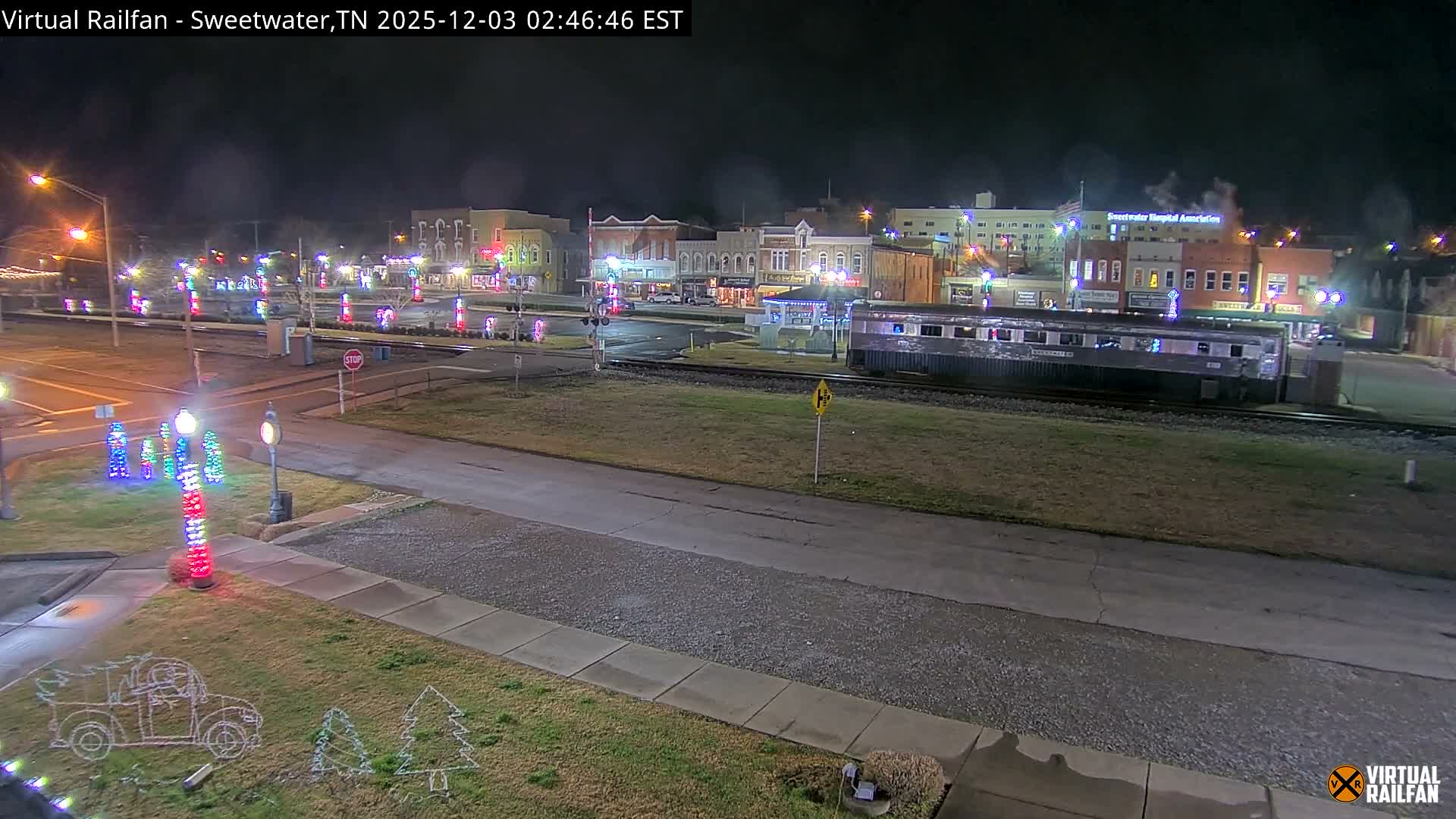 Sweetwater City & Railroad/Traincar Live Cam - Sweetwater, Monroe, Tennessee, USA