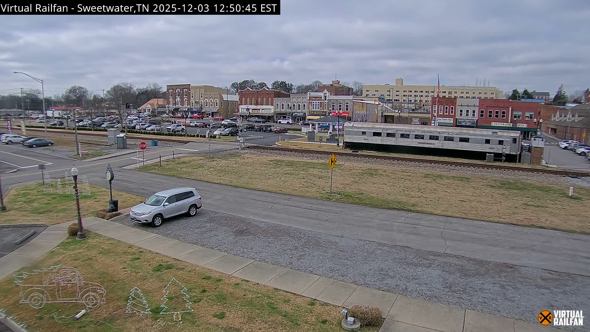 Sweetwater City & Railroad/Traincar Live Cam - Sweetwater, Monroe, Tennessee, USA
