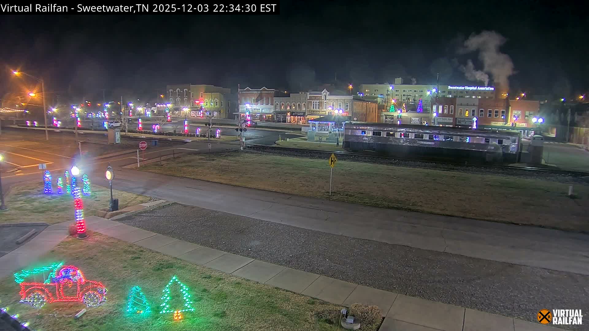 Sweetwater City & Railroad/Traincar Live Cam - Sweetwater, Monroe, Tennessee, USA