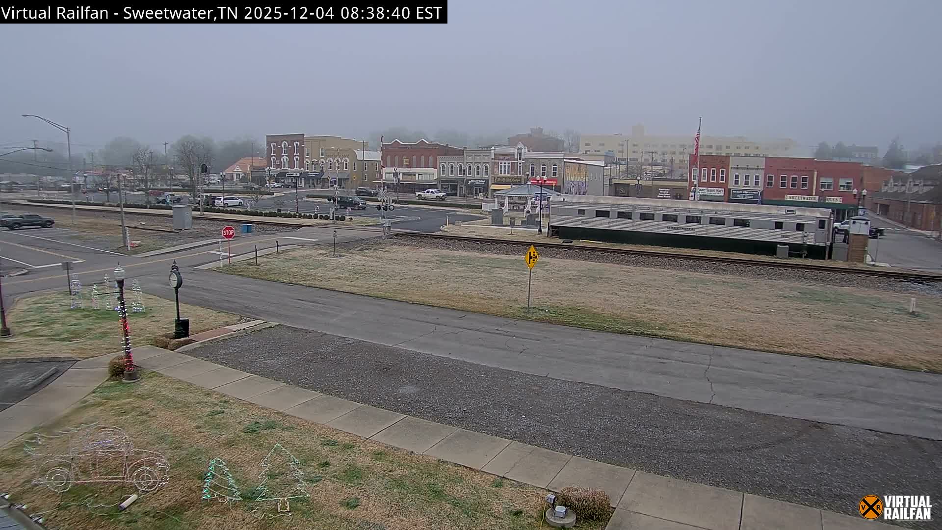 Sweetwater City & Railroad/Traincar Live Cam - Sweetwater, Monroe, Tennessee, USA