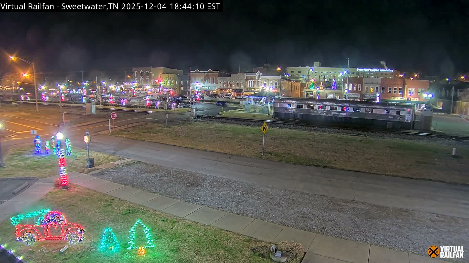 Sweetwater City & Railroad/Traincar Live Cam - Sweetwater, Monroe, Tennessee, USA