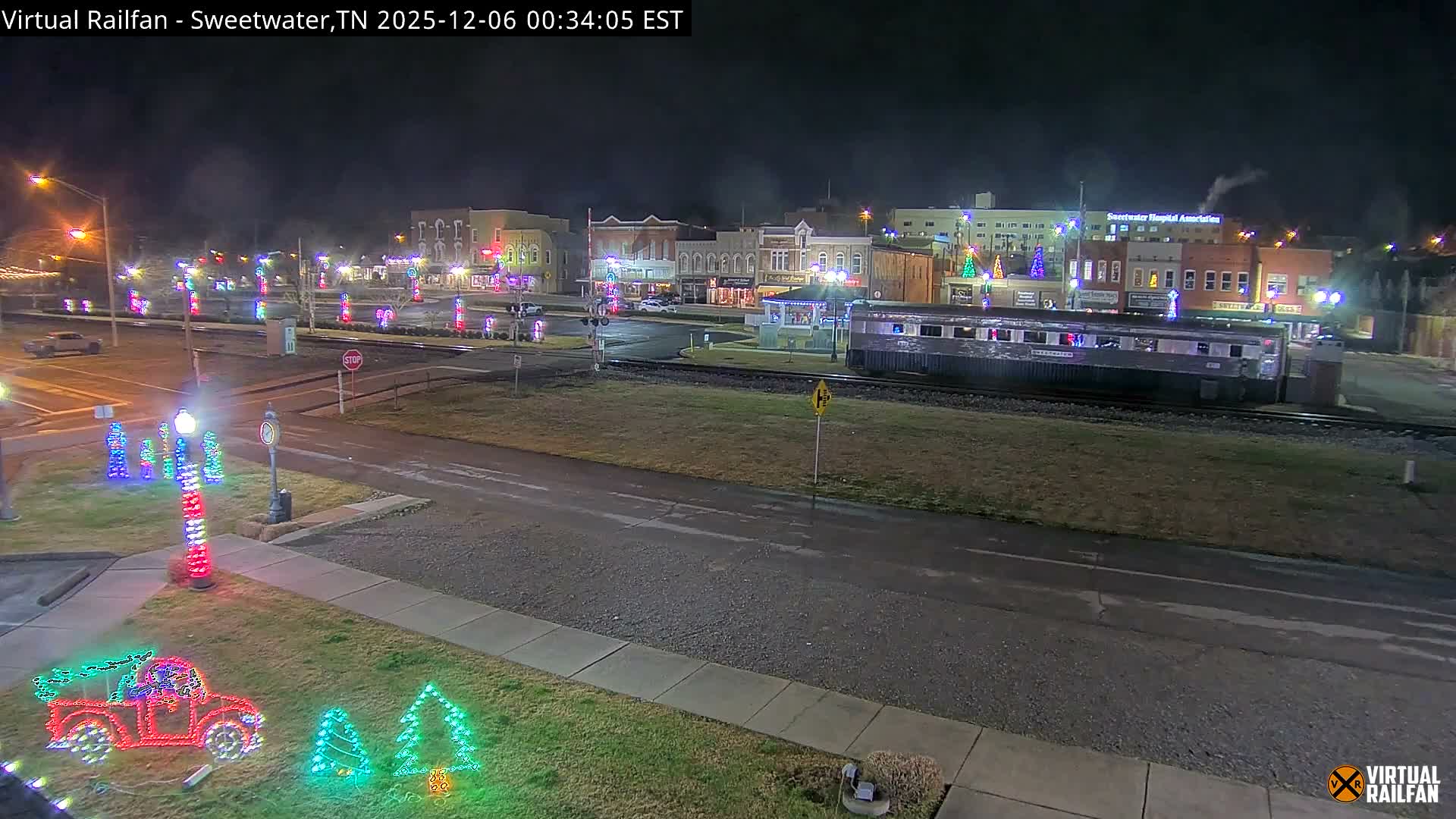 Sweetwater City & Railroad/Traincar Live Cam - Sweetwater, Monroe, Tennessee, USA