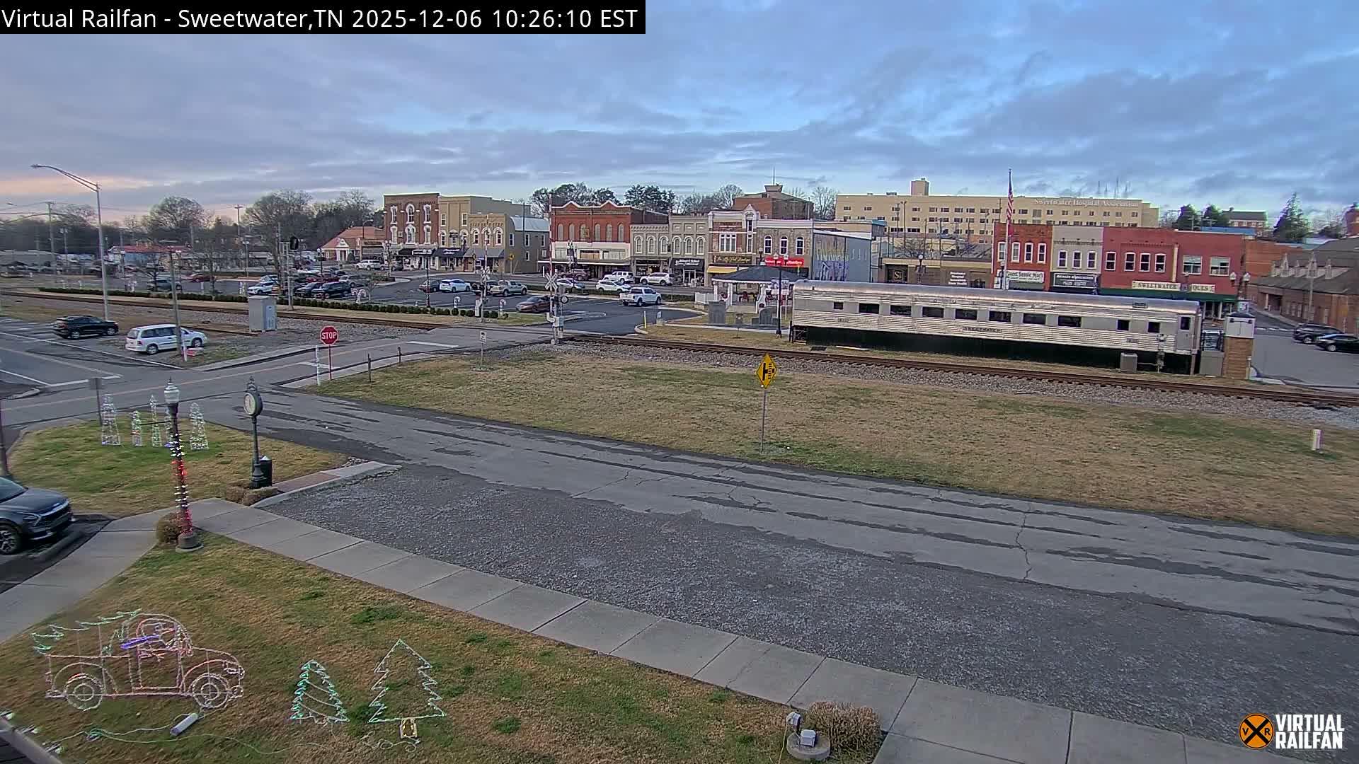 Sweetwater City & Railroad/Traincar Live Cam - Sweetwater, Monroe, Tennessee, USA