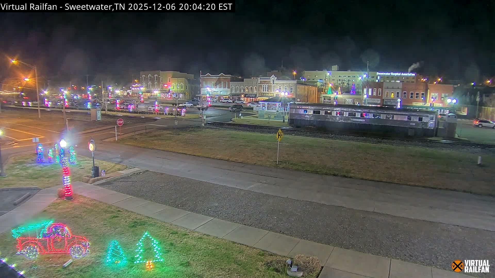 Sweetwater City & Railroad/Traincar Live Cam - Sweetwater, Monroe, Tennessee, USA