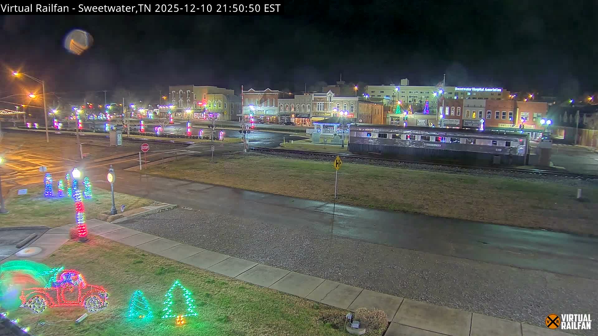 Sweetwater City & Railroad/Traincar Live Cam - Sweetwater, Monroe, Tennessee, USA