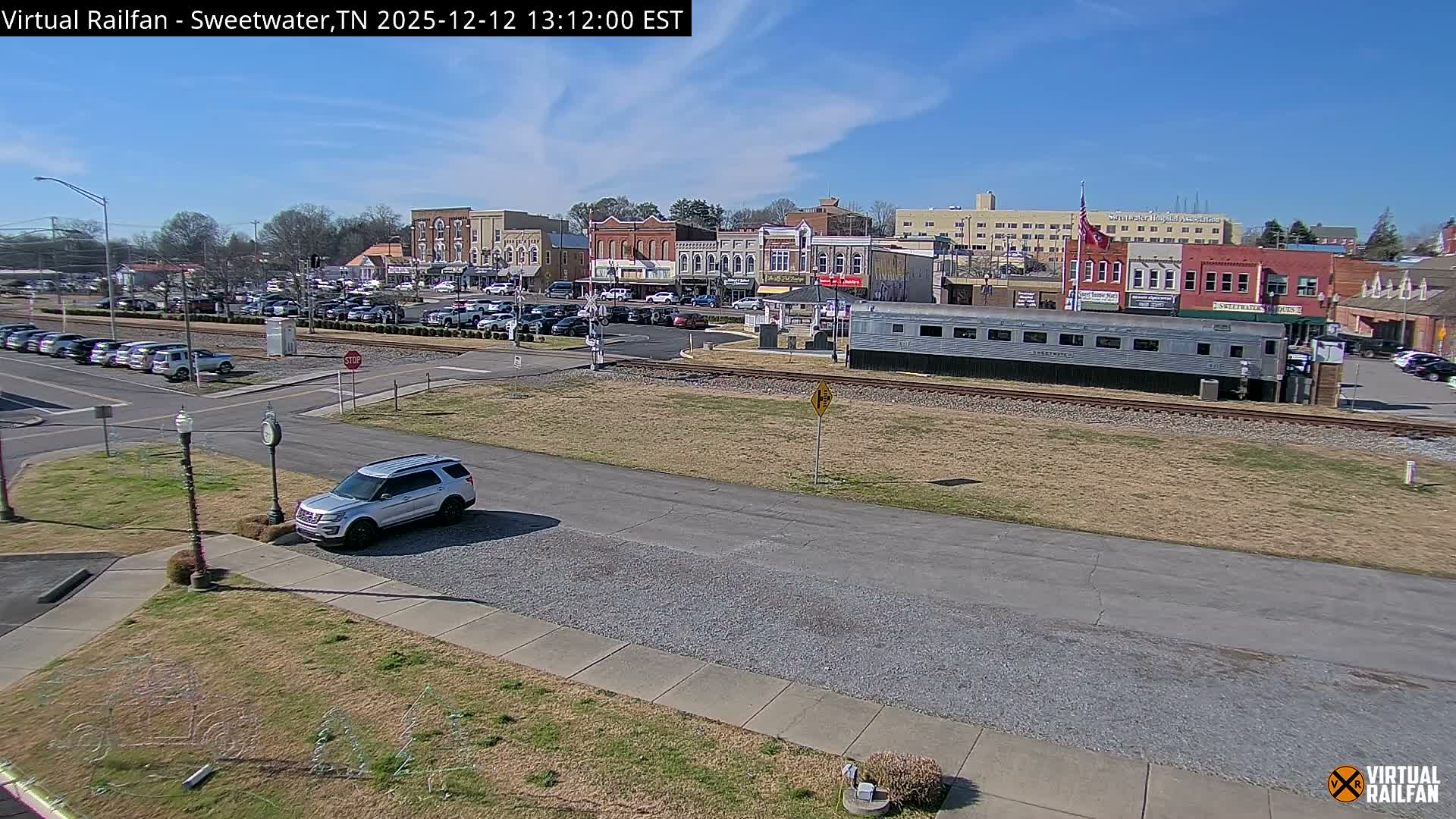 Sweetwater City & Railroad/Traincar Live Cam - Sweetwater, Monroe, Tennessee, USA