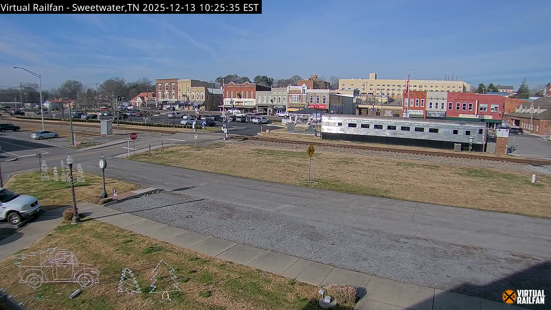 Sweetwater City & Railroad/Traincar Live Cam - Sweetwater, Monroe, Tennessee, USA