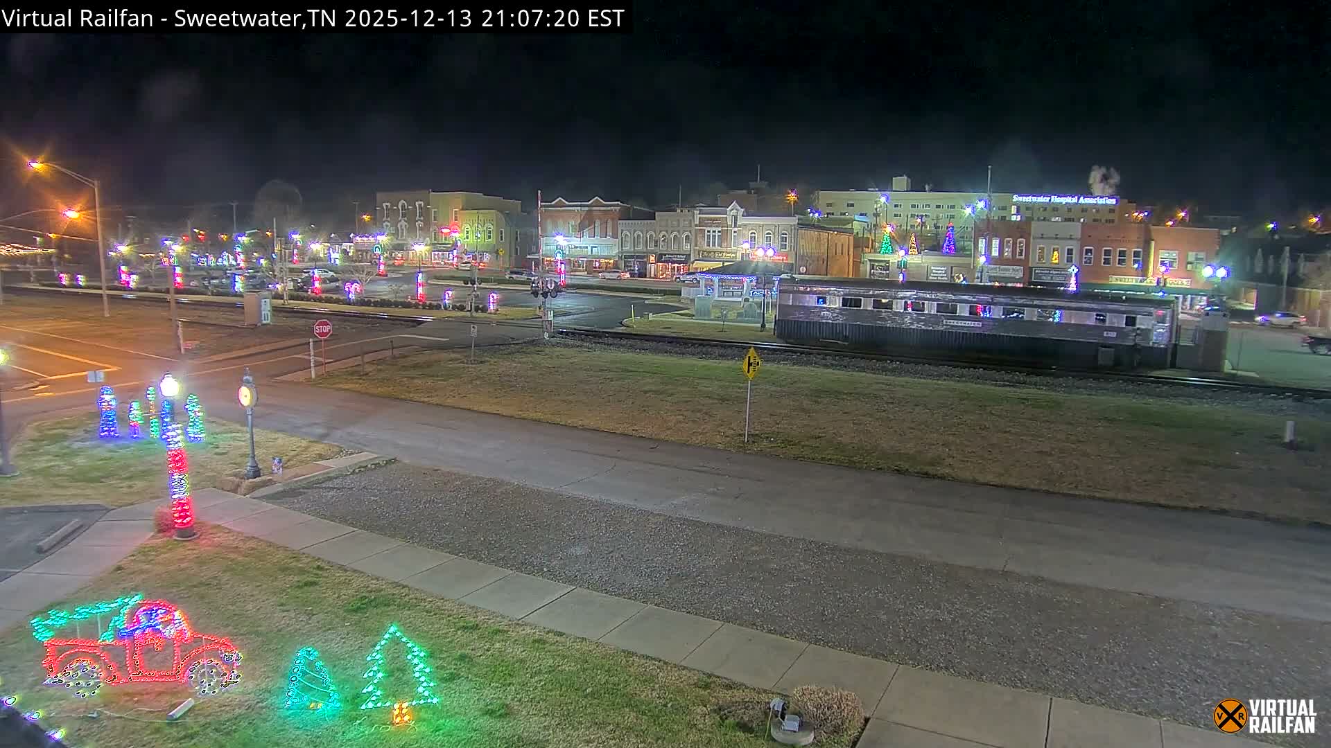 Sweetwater City & Railroad/Traincar Live Cam - Sweetwater, Monroe, Tennessee, USA