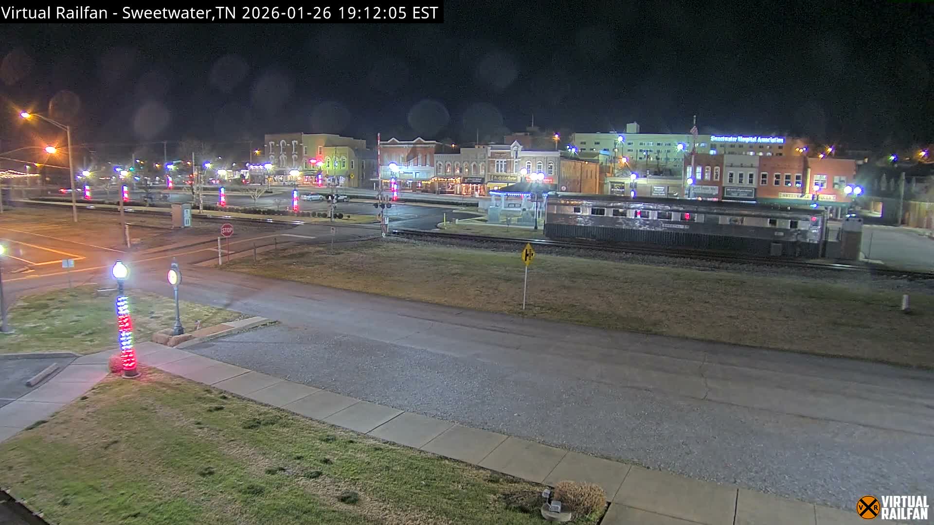 Sweetwater City & Railroad/Traincar Live Cam - Sweetwater, Monroe, Tennessee, USA