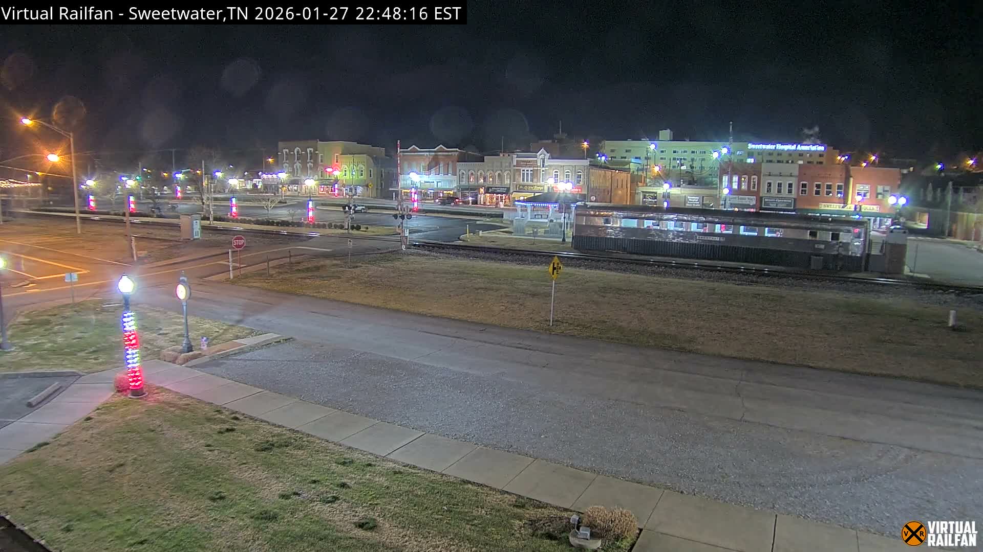Sweetwater City & Railroad/Traincar Live Cam - Sweetwater, Monroe, Tennessee, USA