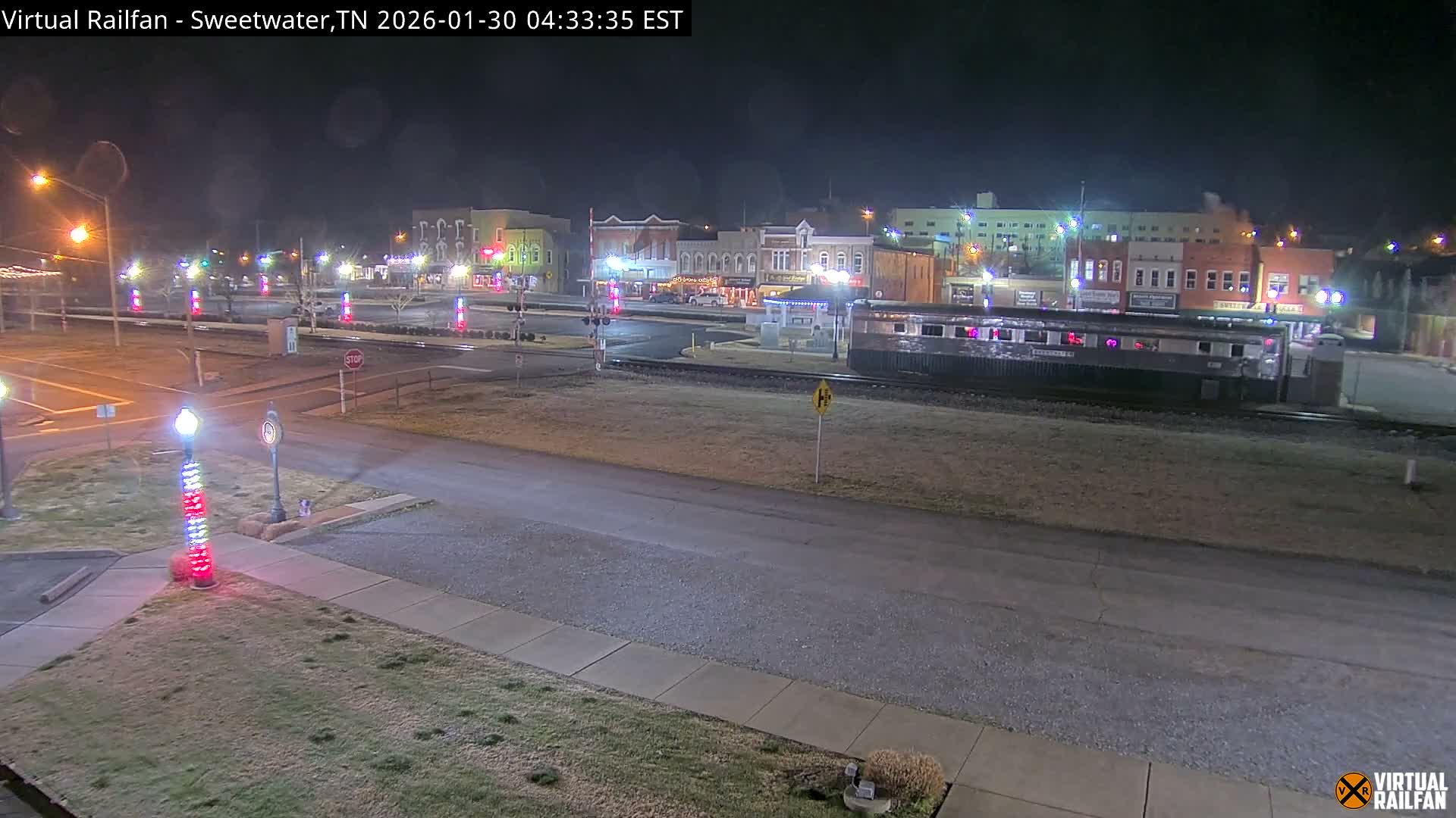 Sweetwater City & Railroad/Traincar Live Cam - Sweetwater, Monroe, Tennessee, USA