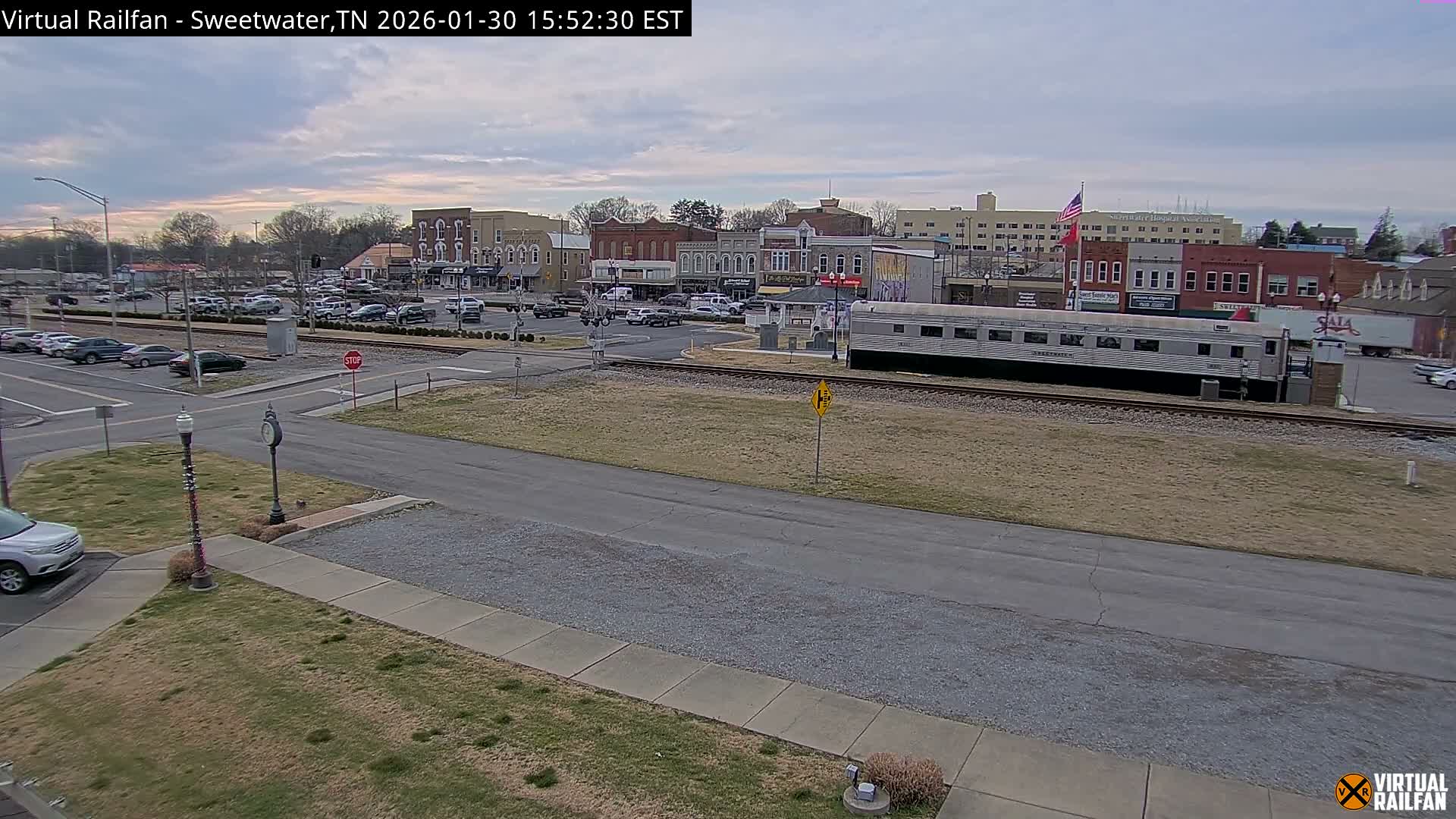 Sweetwater City & Railroad/Traincar Live Cam - Sweetwater, Monroe, Tennessee, USA