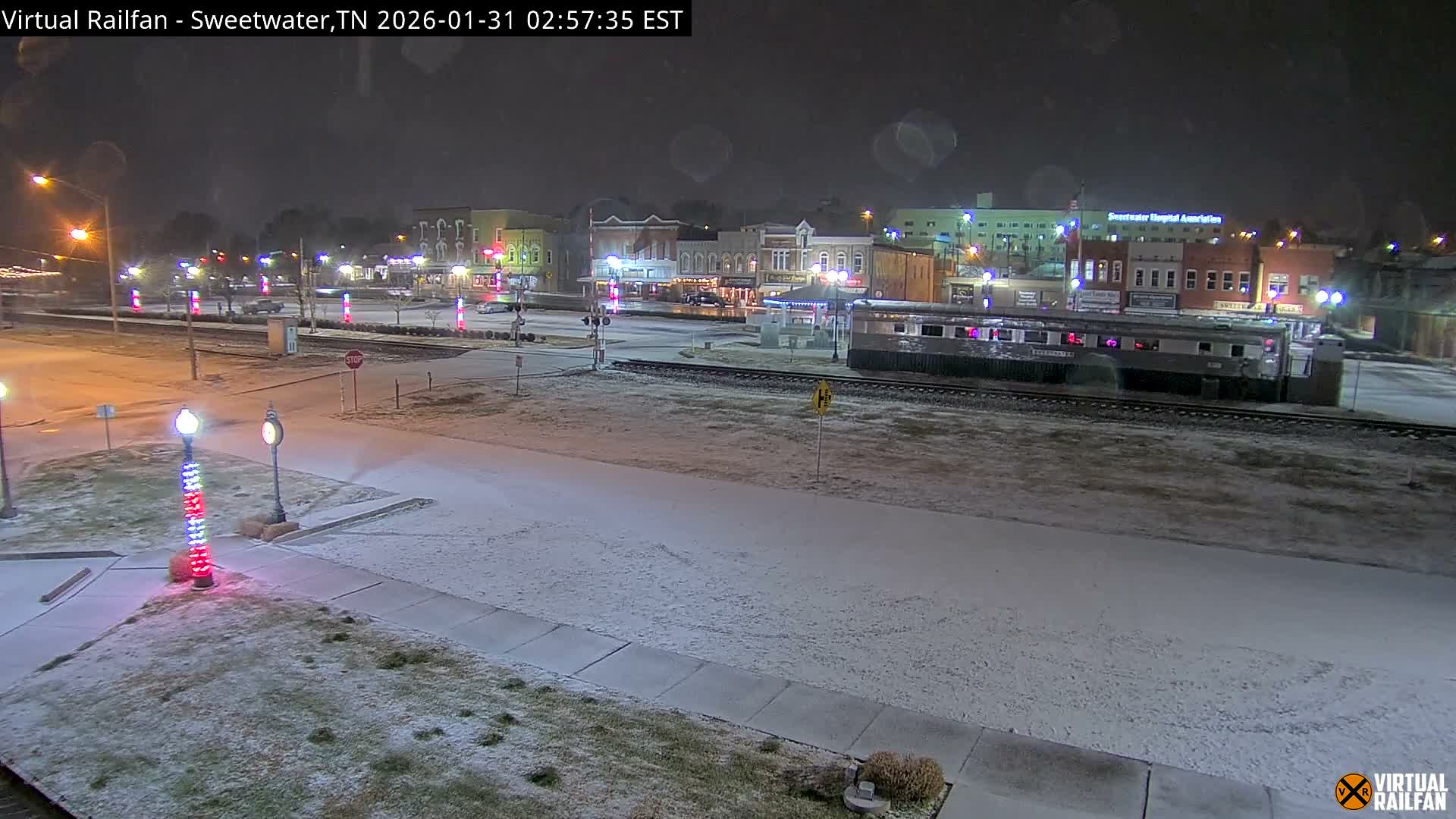 Sweetwater City & Railroad/Traincar Live Cam - Sweetwater, Monroe, Tennessee, USA
