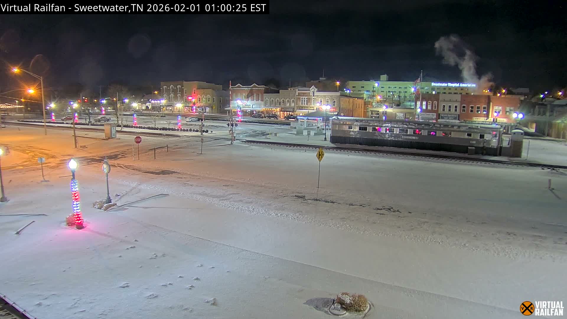 Sweetwater City & Railroad/Traincar Live Cam - Sweetwater, Monroe, Tennessee, USA