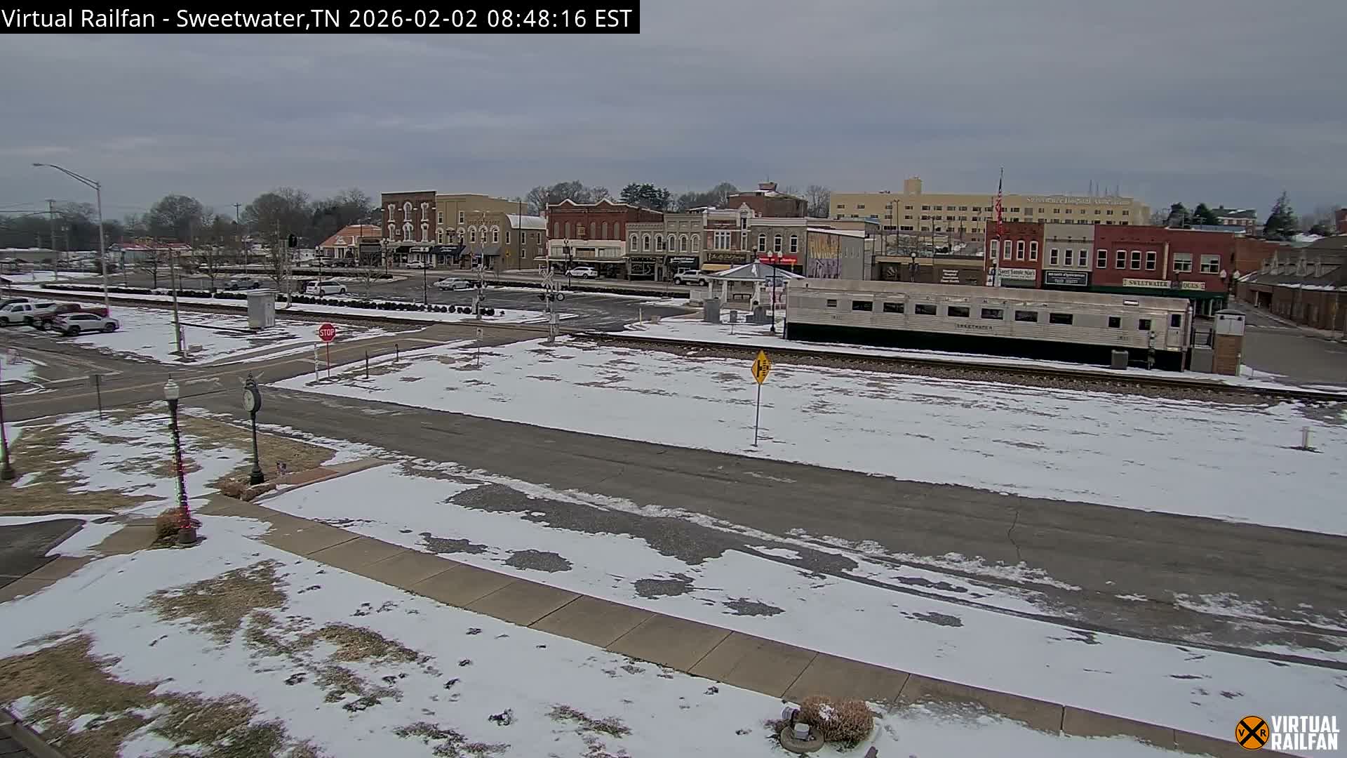 Sweetwater City & Railroad/Traincar Live Cam - Sweetwater, Monroe, Tennessee, USA