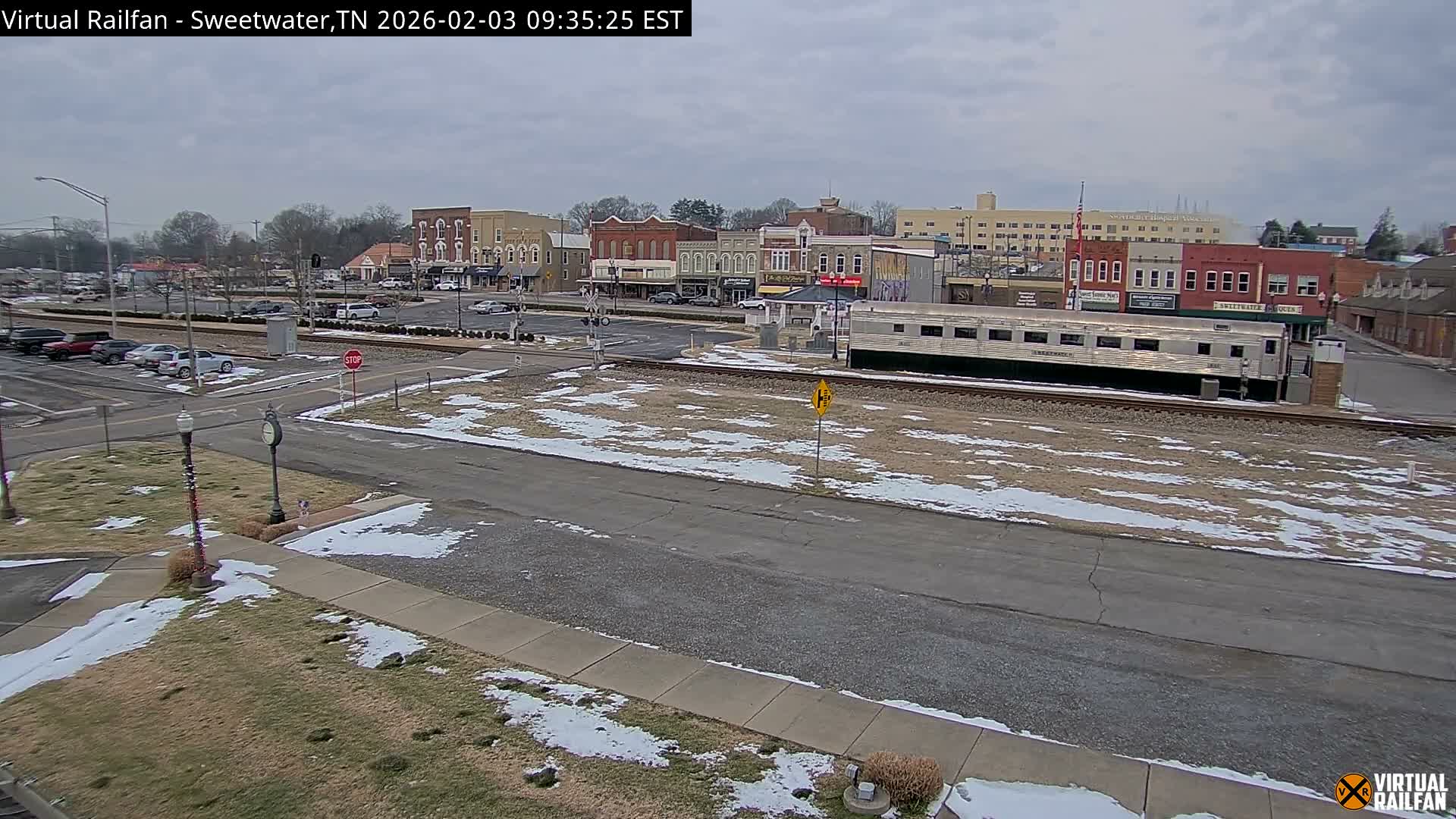 Sweetwater City & Railroad/Traincar Live Cam - Sweetwater, Monroe, Tennessee, USA