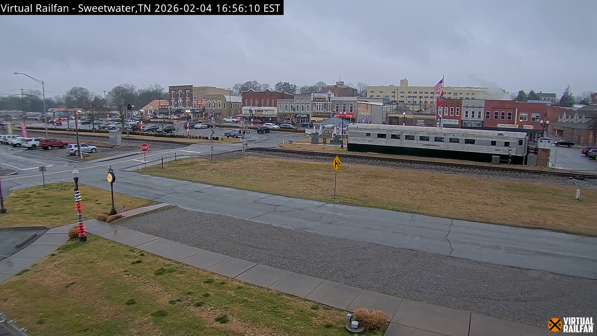 Sweetwater City & Railroad/Traincar Live Cam - Sweetwater, Monroe, Tennessee, USA