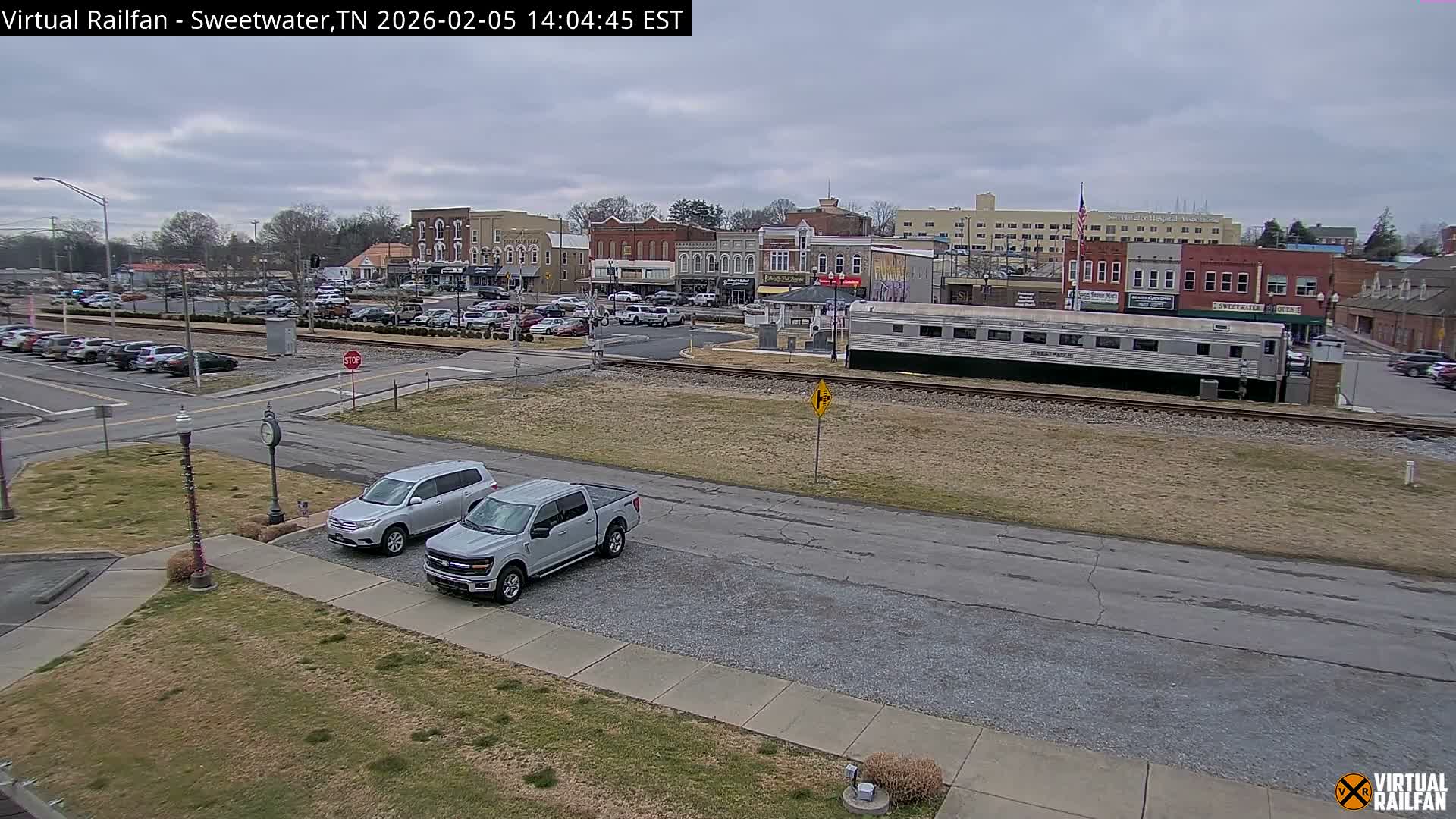 Sweetwater City & Railroad/Traincar Live Cam - Sweetwater, Monroe, Tennessee, USA