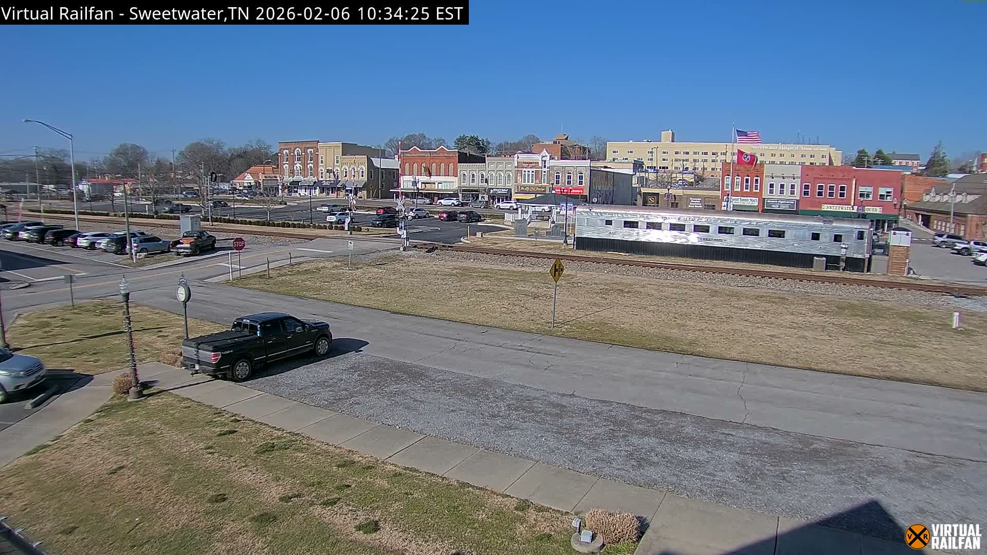 Sweetwater City & Railroad/Traincar Live Cam - Sweetwater, Monroe, Tennessee, USA