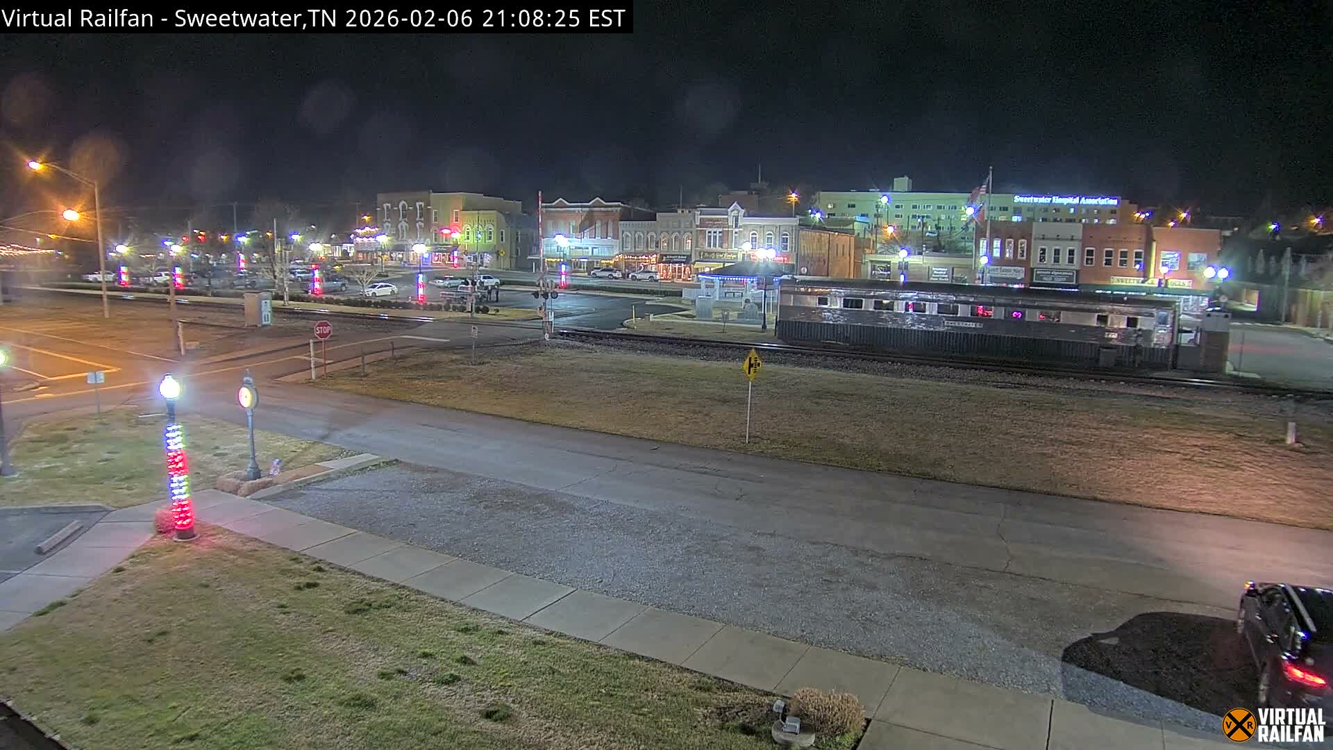 Sweetwater City & Railroad/Traincar Live Cam - Sweetwater, Monroe, Tennessee, USA