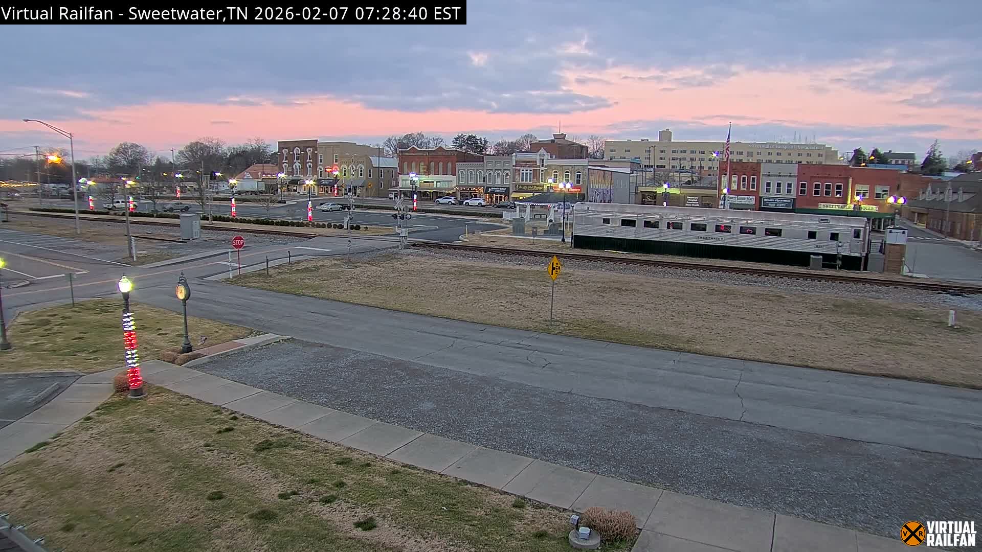 Sweetwater City & Railroad/Traincar Live Cam - Sweetwater, Monroe, Tennessee, USA