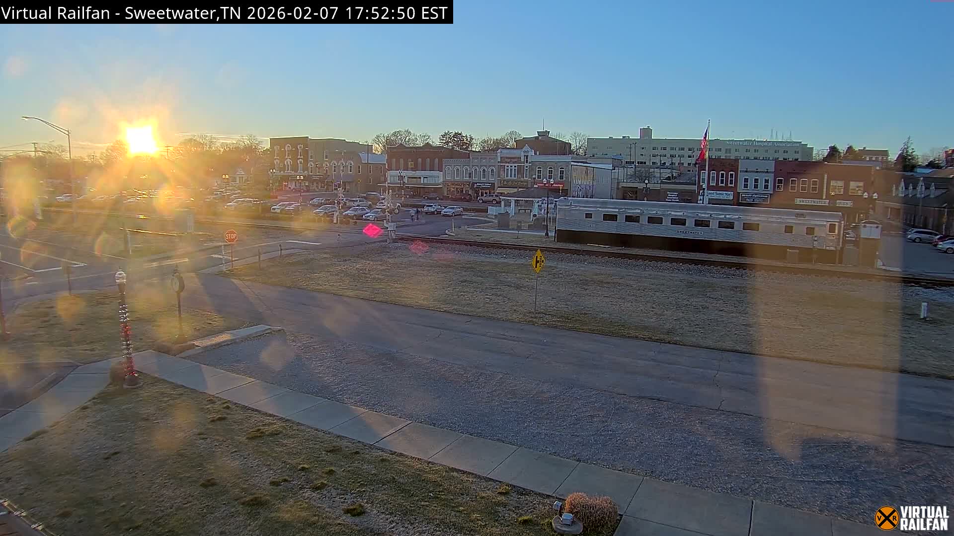 Sweetwater City & Railroad/Traincar Live Cam - Sweetwater, Monroe, Tennessee, USA