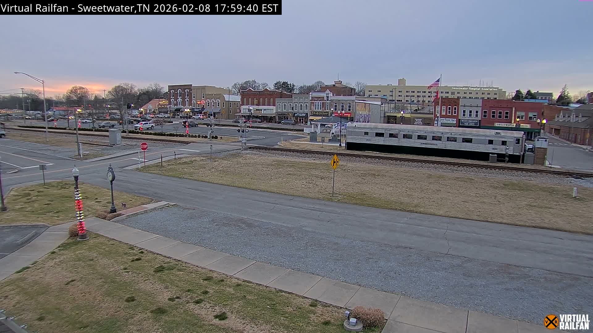 Sweetwater City & Railroad/Traincar Live Cam - Sweetwater, Monroe, Tennessee, USA