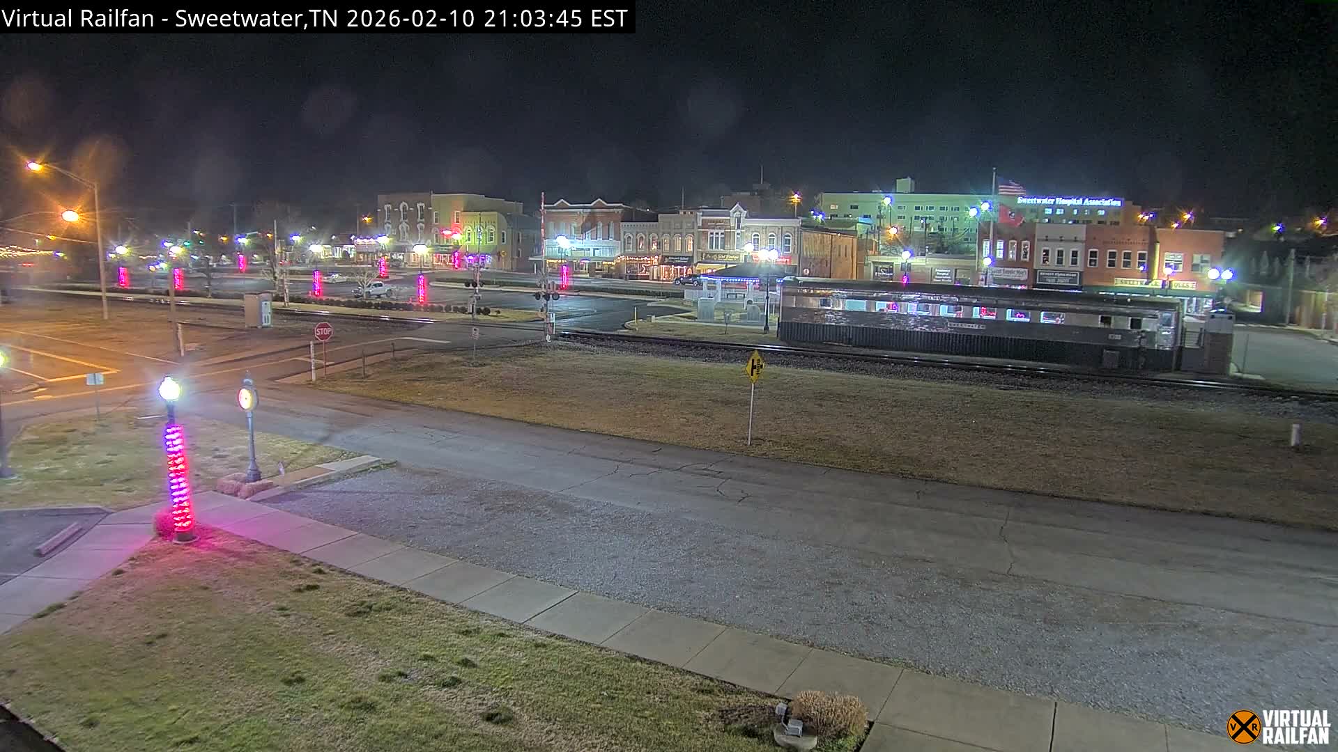 Sweetwater City & Railroad/Traincar Live Cam - Sweetwater, Monroe, Tennessee, USA